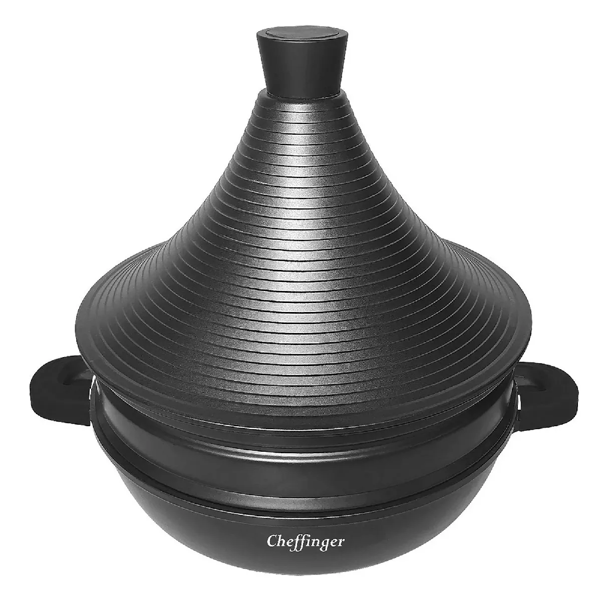 CHEFFINGER  Marmite &agrave; Tajine Double Niveau Noir