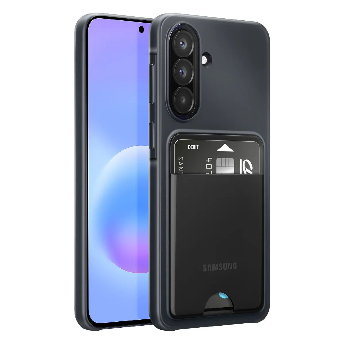 Coque arrière avec porte carte pour Samsung Galaxy A57 5G - vue 4