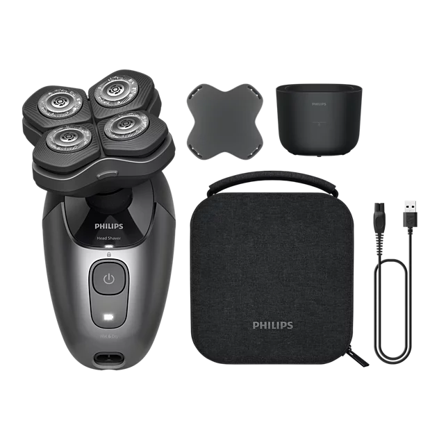 Philips - Rasoir électrique - Série 7000 - HS7980/15 - Tête 360° - Wet & Dry - Image 2