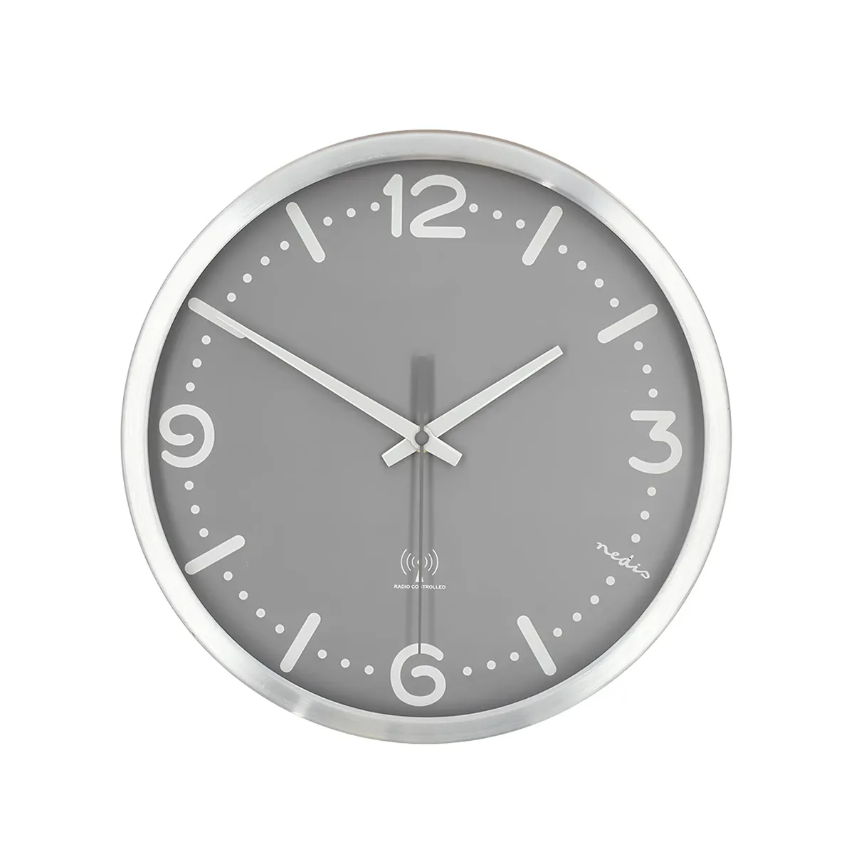Nedis Gris Horloge Murale