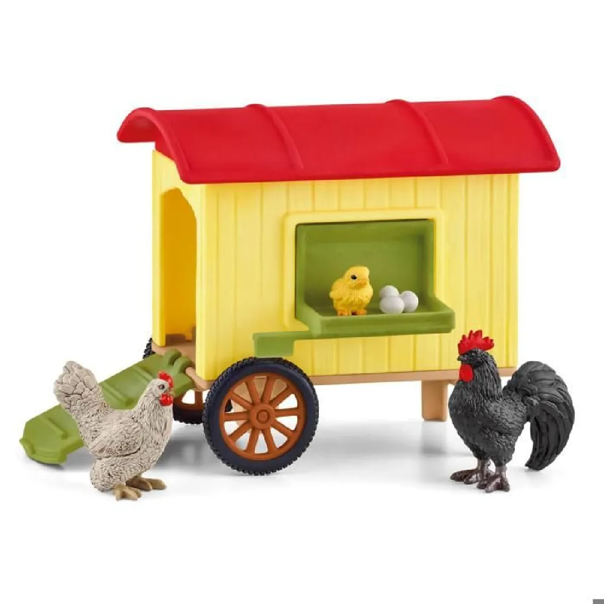 Schleich Coffret Poulailler Mobile - Coq