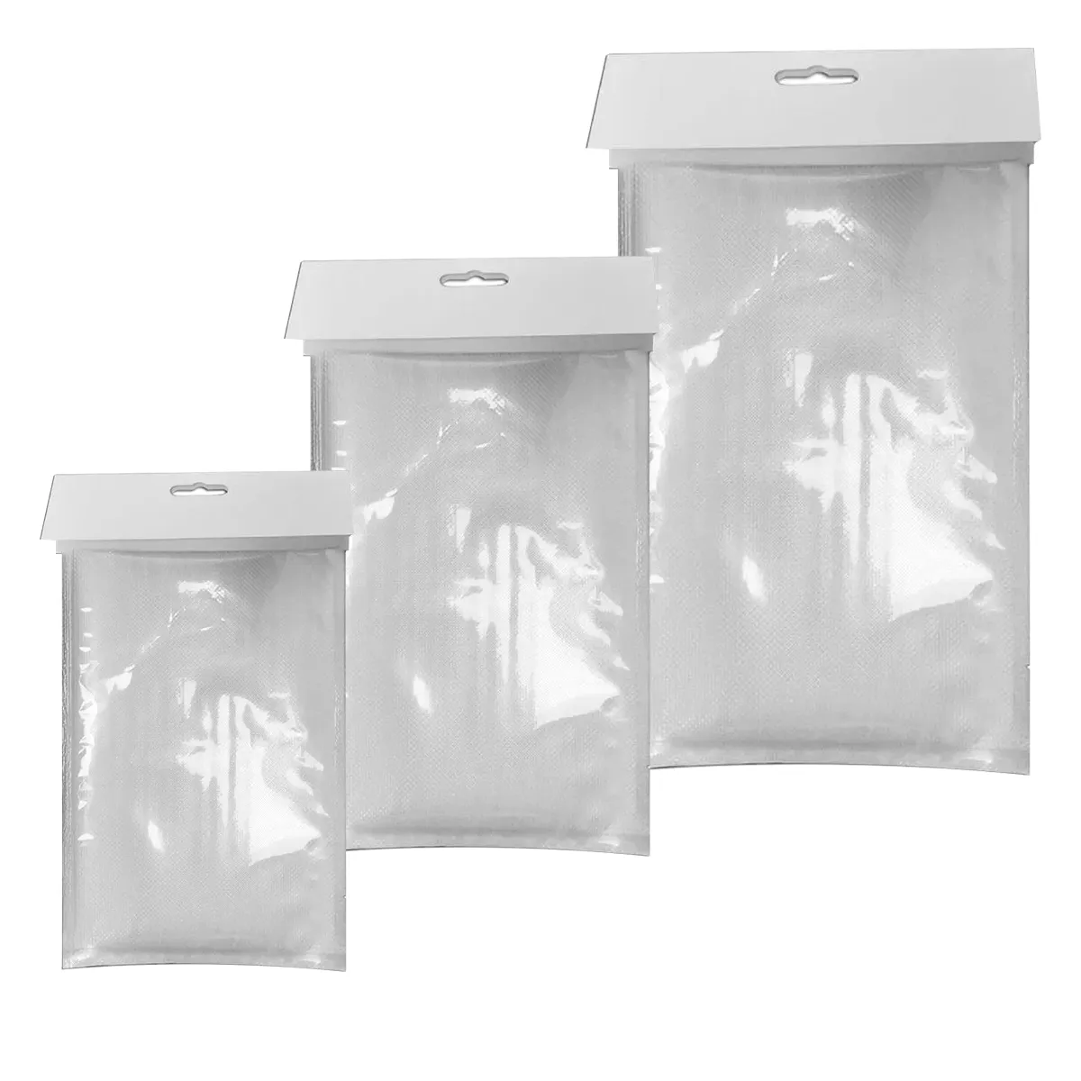 AVIZAR  Lot de 15 Sacs de Conservation Alimentaire Sous Vide Multi Formats Transparent