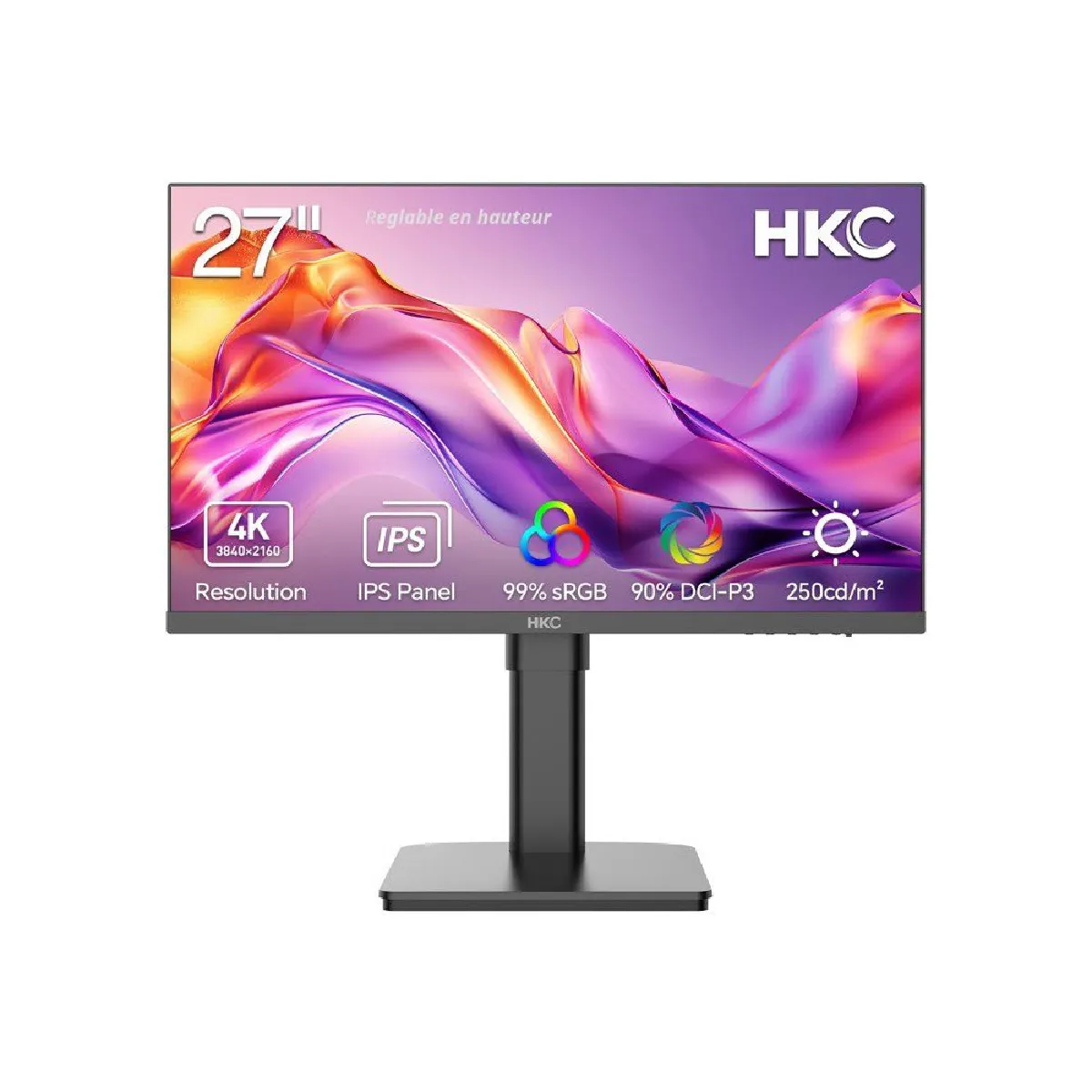 HKC  T2752U - Moniteur 27 pouces 4K UHD IPS