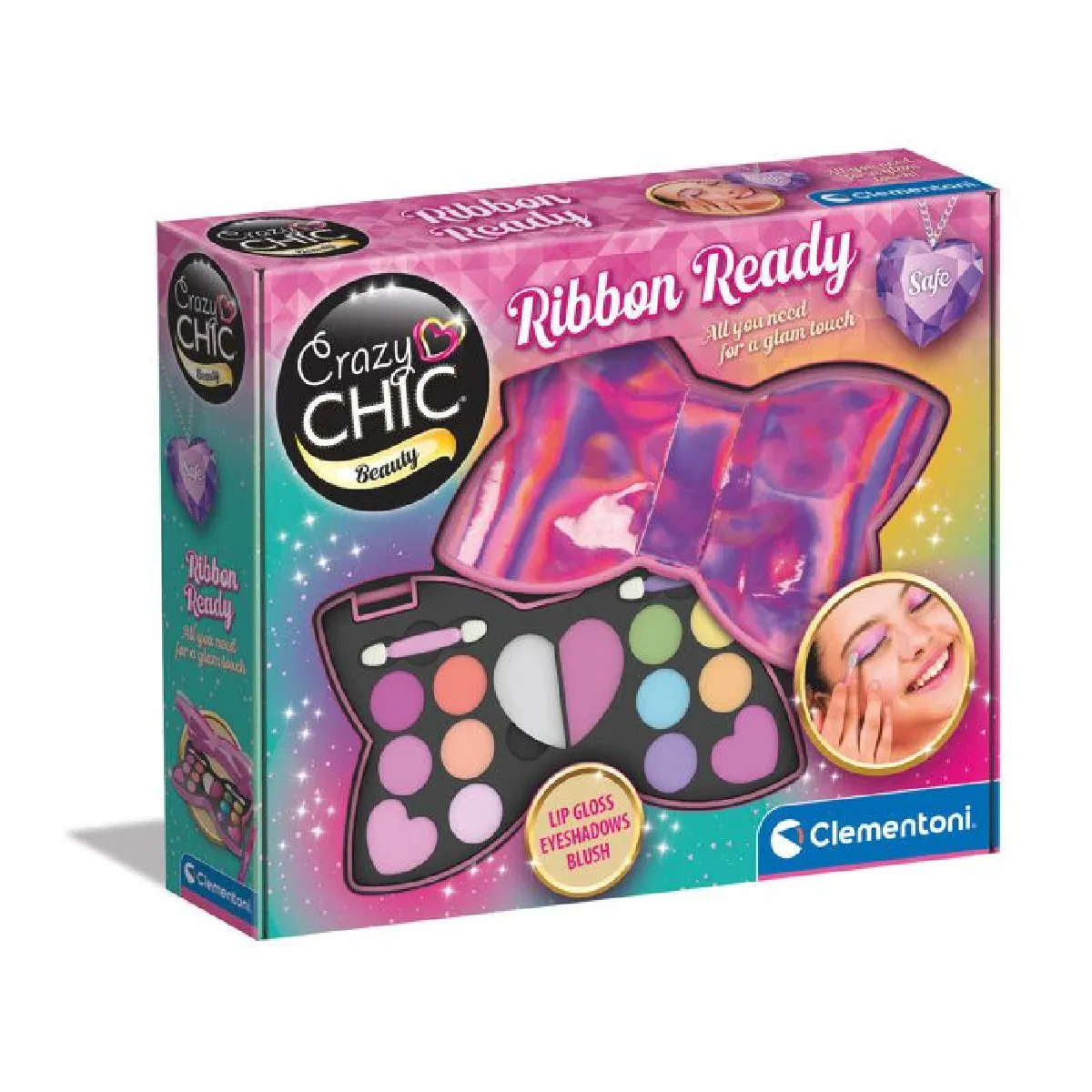 Mallette De Maquillage Enfant Clementoni – Trousse Nœud-Papillon Avec Miroir - vue 9
