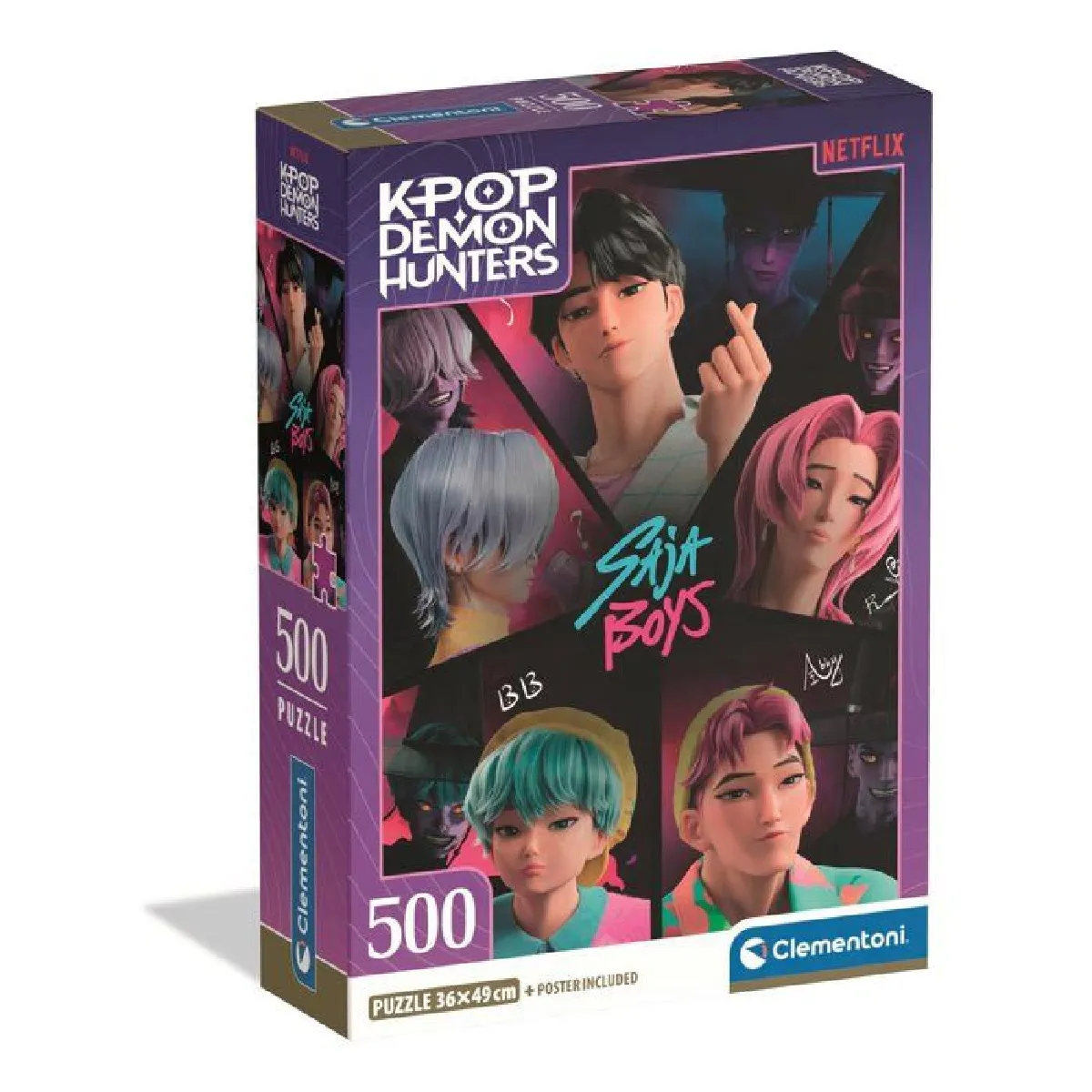 Clementoni Puzzle K-Pop Demon Hunters - 500 pièces