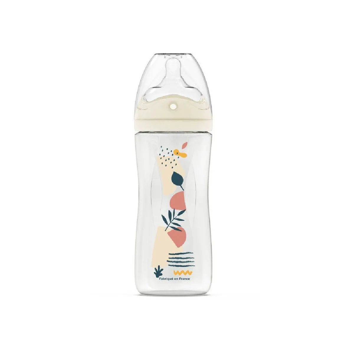 DODIE  Biberon biomim&eacute;tique anti-colique 330 ml Flow 3 Rose