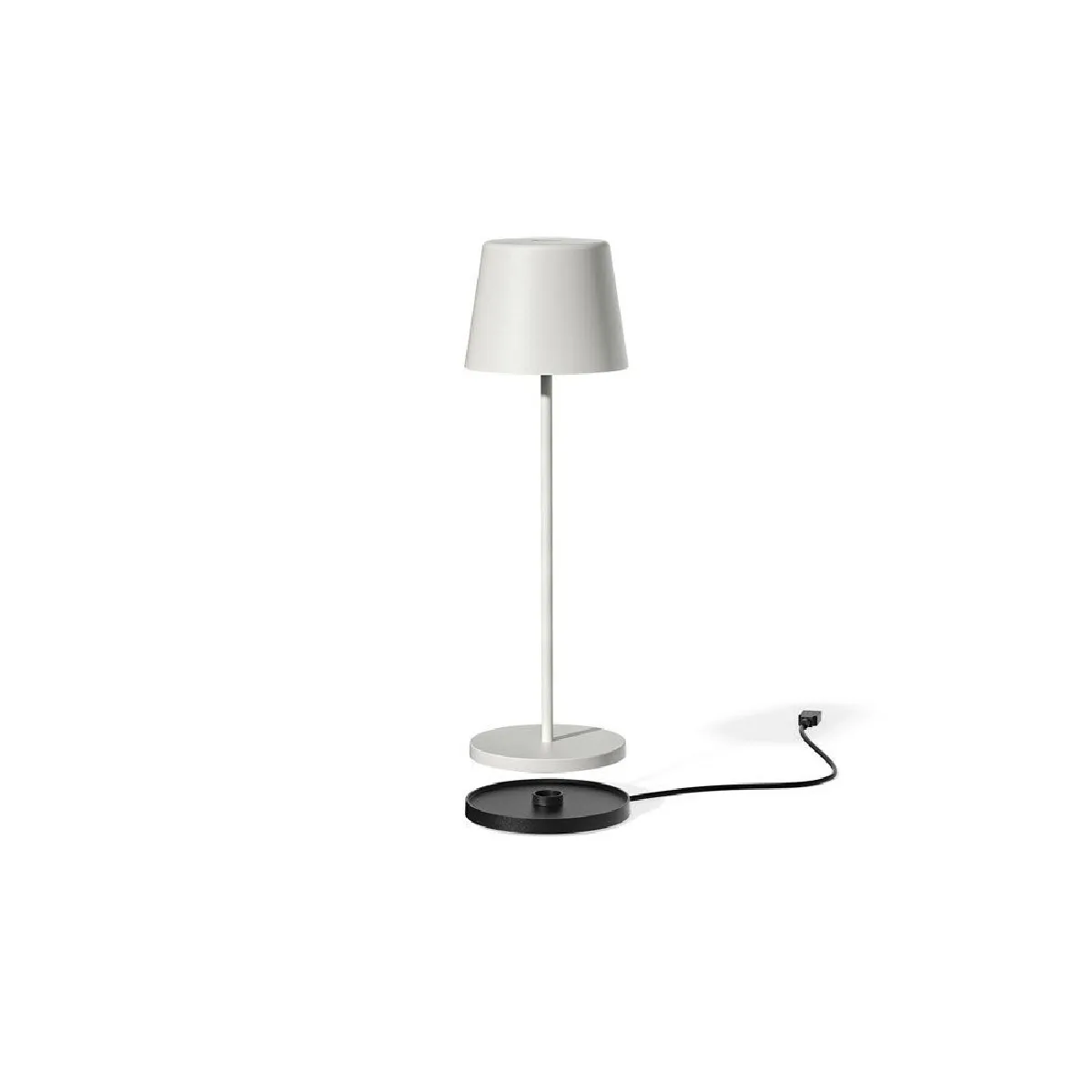 Lumisky - Lampe de table sans fil - Aluminium - Blanc - 38cm - Image 3