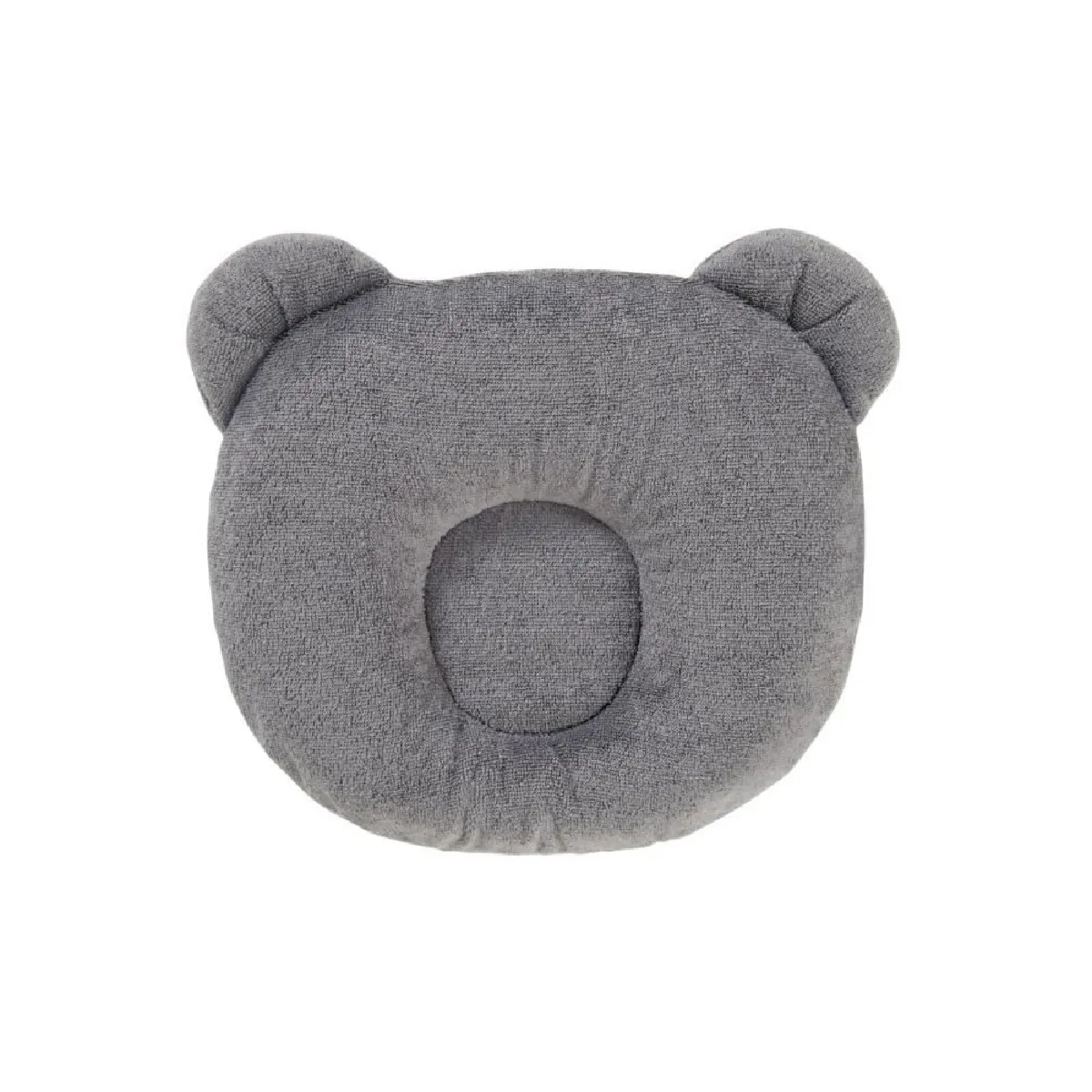 CANDIDE  P'tit Panda - Coussin anti-t&ecirc;te plate - Gris fonc&eacute;