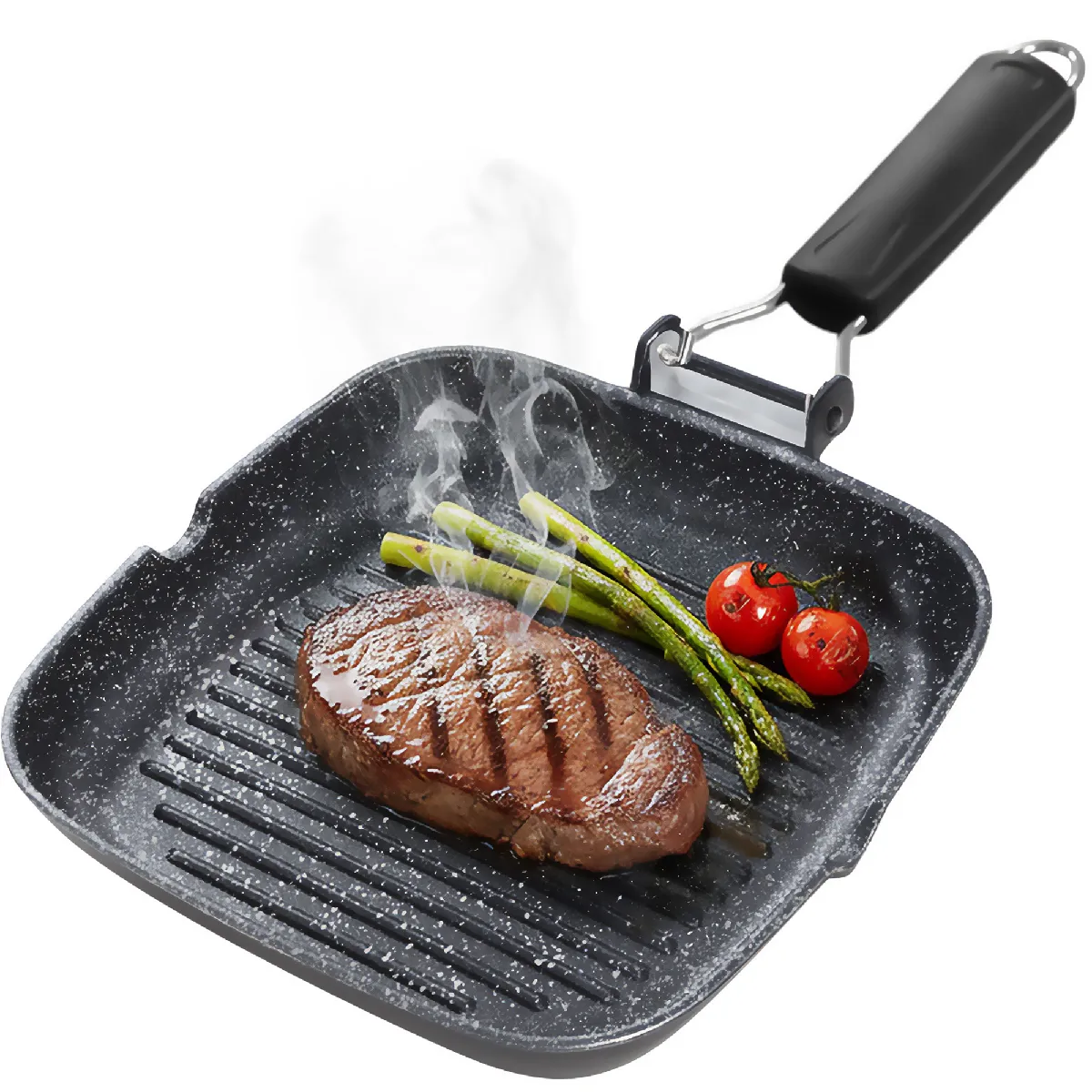 Briebe - Poêle à Griller - 28cm - Noir - Image 3