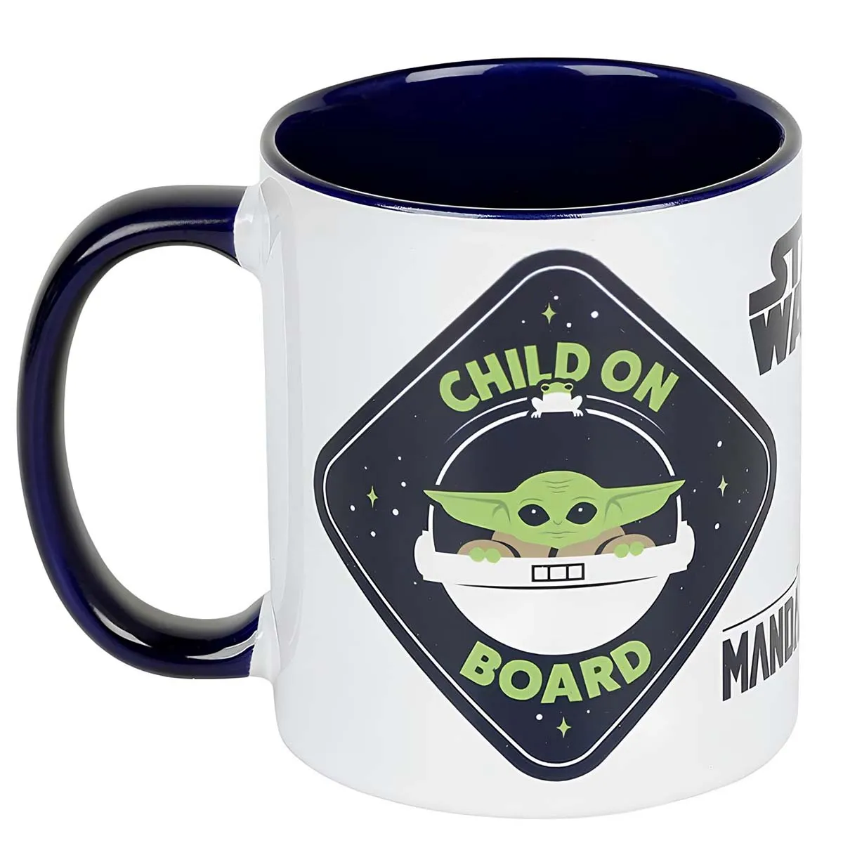 Star Wars Blanc/Bleu Mug 300Ml En Céramique Grogu