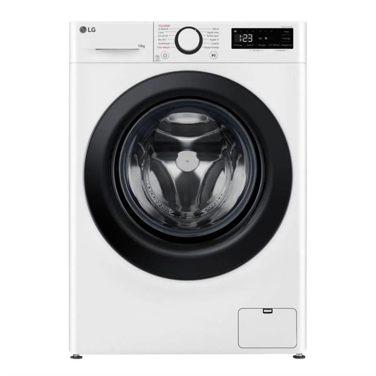 Lave-Linge Hublot LG F14R35WHS – 10 kg, Moteur AI Direct Drive, Steam