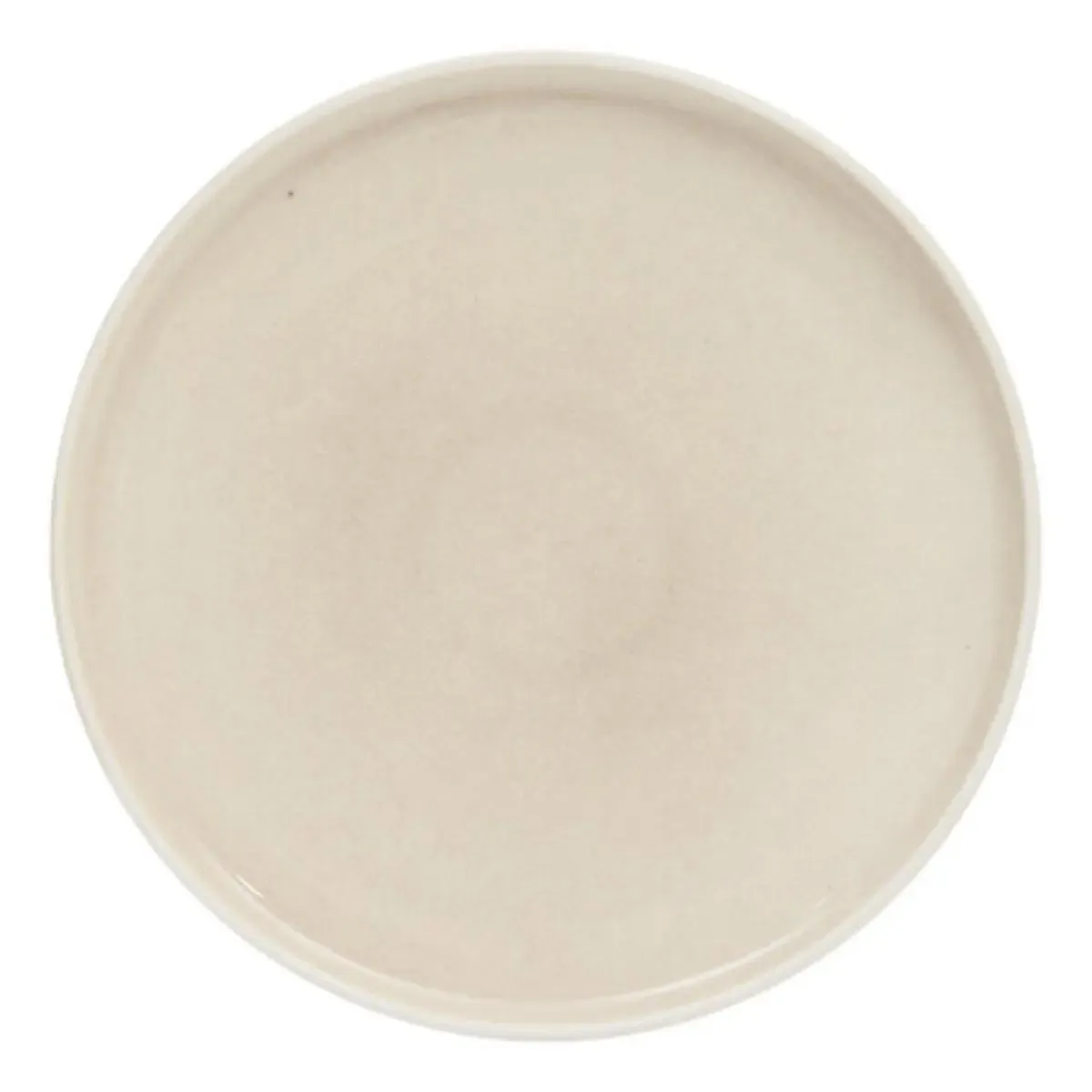 Lot de 6 Assiettes Plates Chiara 27cm Beige