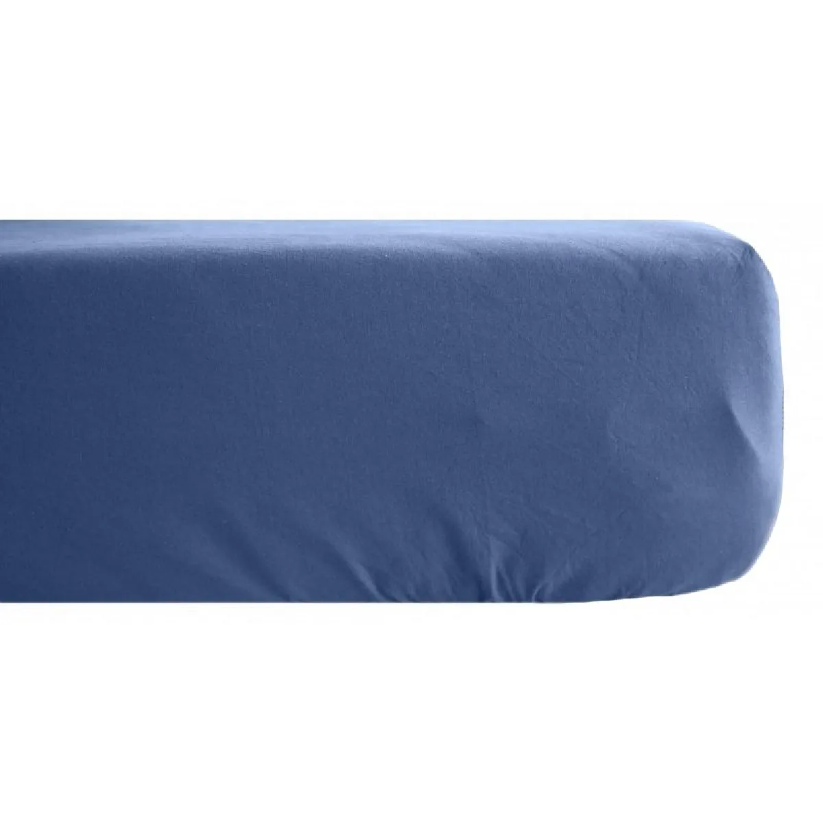 VENT DU SUD Drap housse Palace pur coton teint lav&eacute; 63 fils/cm&sup2; 
