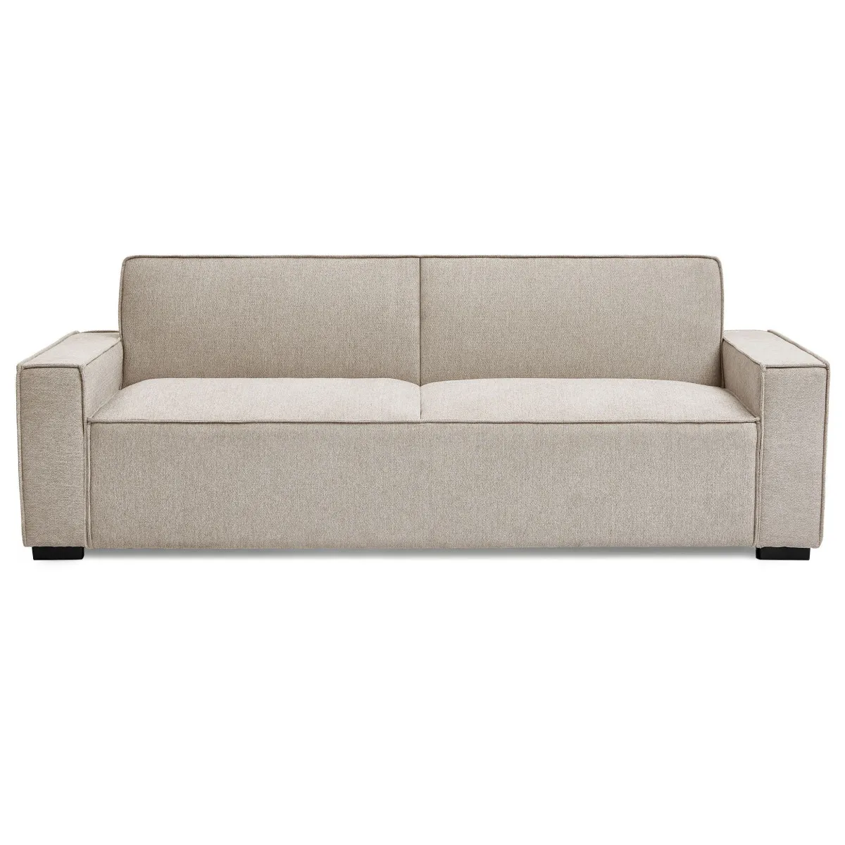 GENERIQUE - Canapé Convertible - Romeo - 3 Places - 230cm - Taupe - Image 2