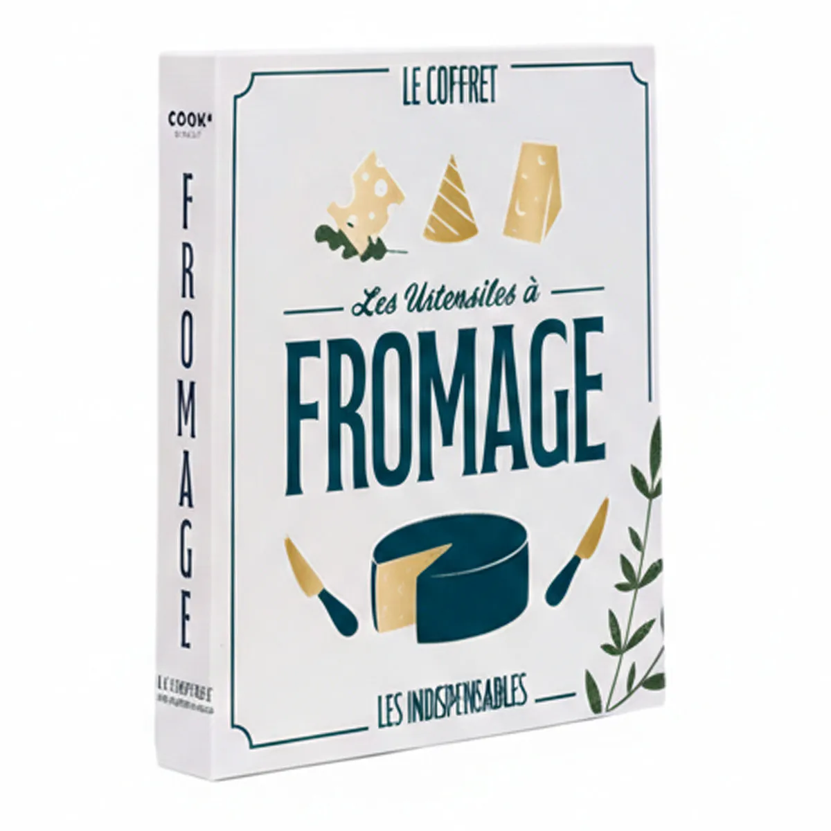 Paris Prix Blanc Coffret Ustensiles À Fromage Livre 17Cm