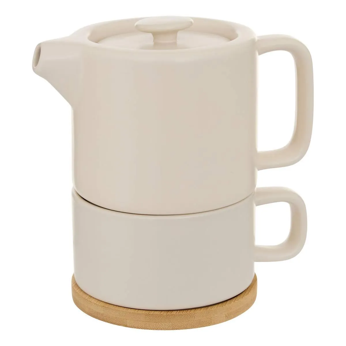 SECRET DE GOURMET Th&eacute;i&egrave;re avec Tasse Nature 40cl Cr&egrave;me