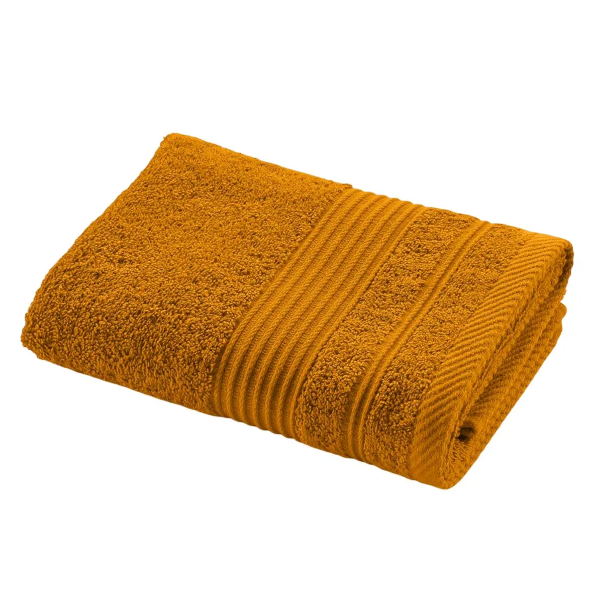Serviette de Toilette Tendresse 50x90cm Jaune Curry