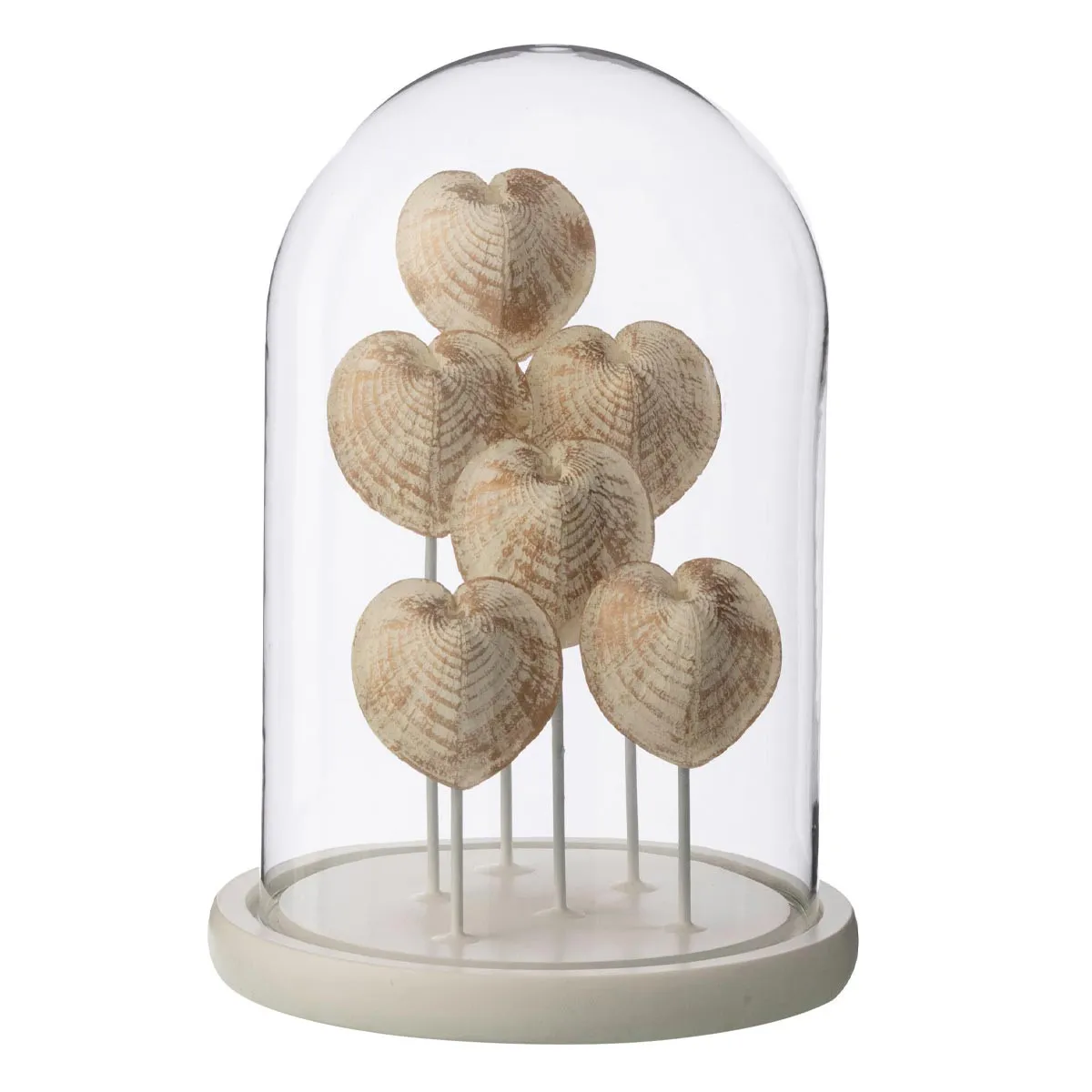 Paris Prix Bronze Cloche Déco En Verre Coquillage 26Cm