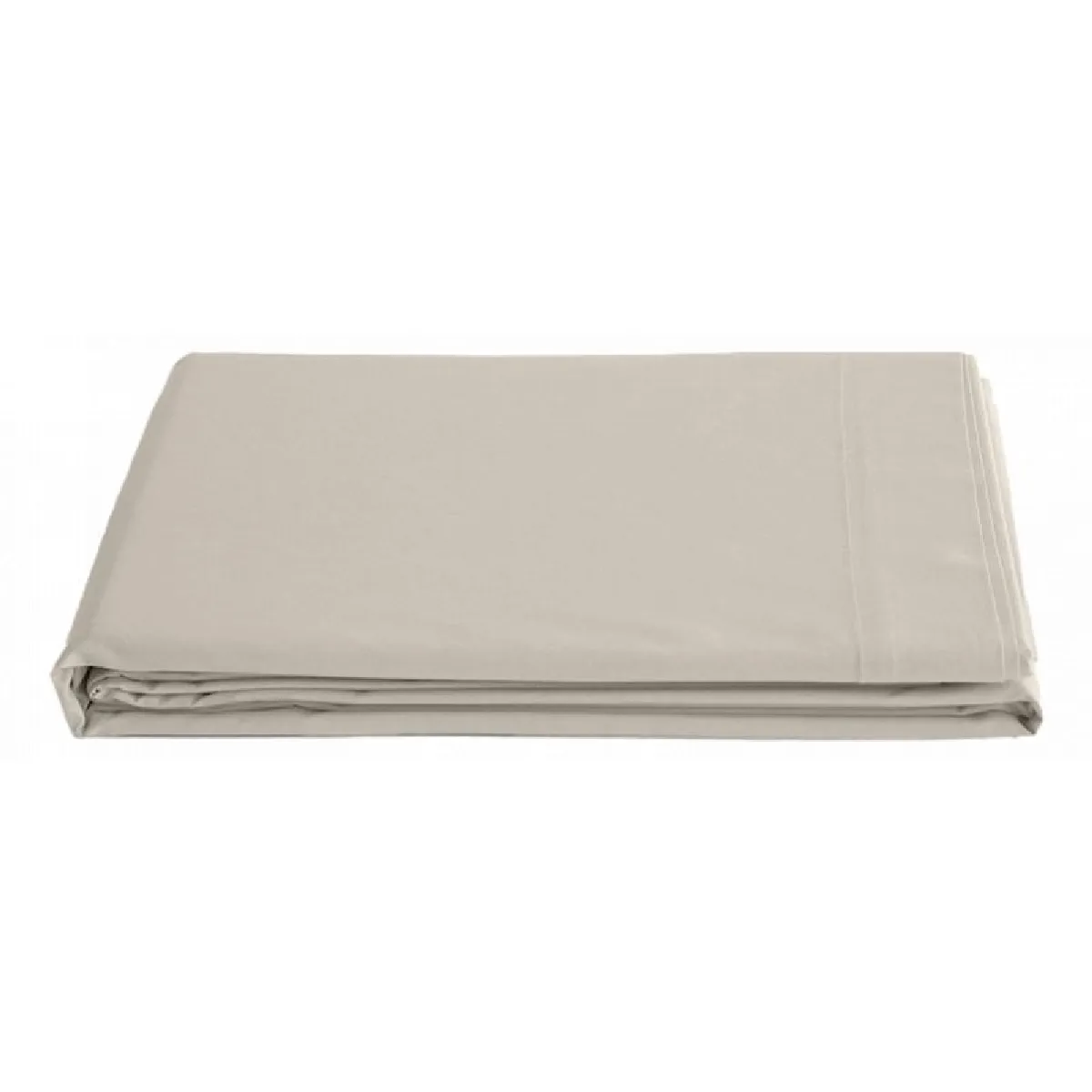VENT DU SUD Drap plat percale pur coton peign&eacute; longues fibres 80 fils/cm&sup2; 