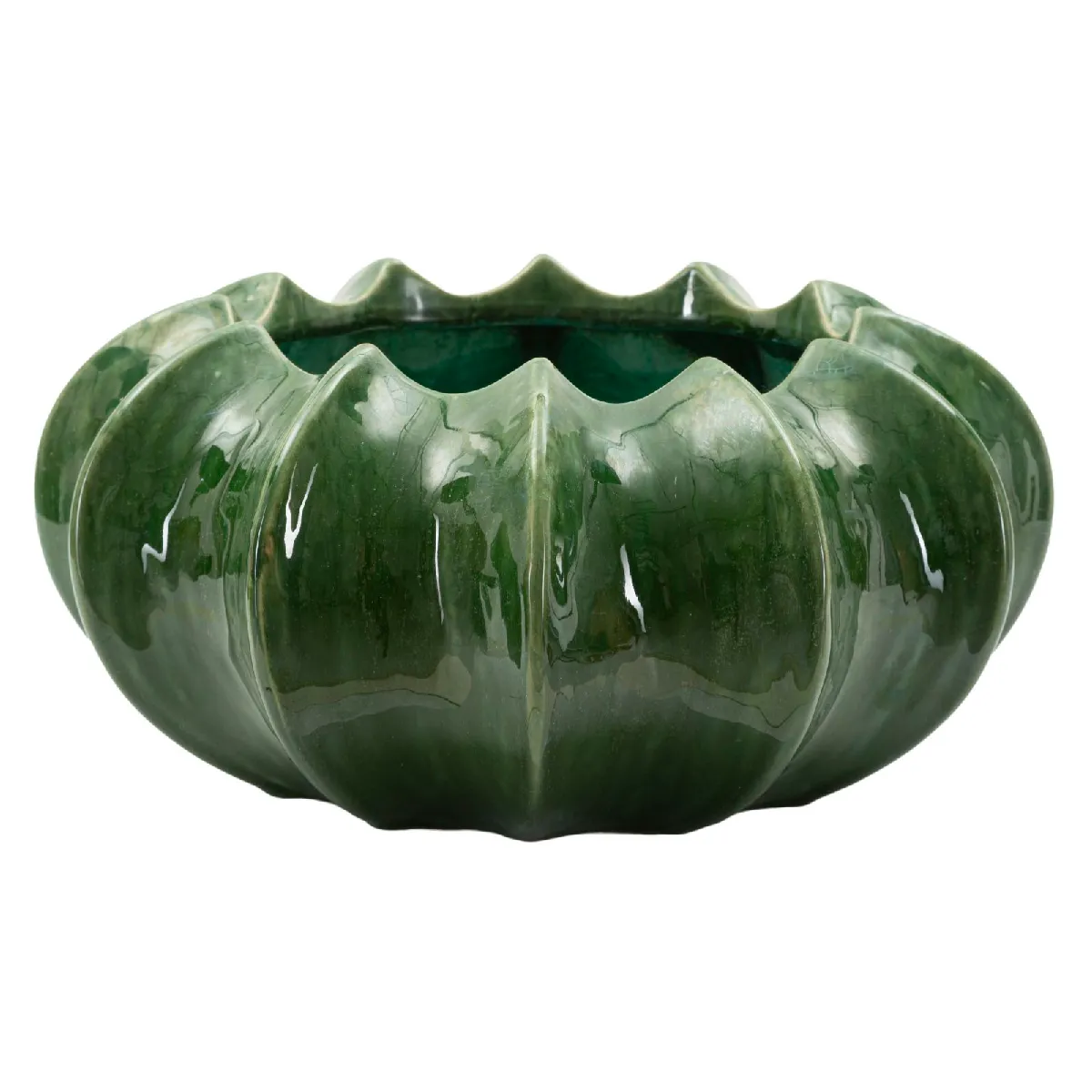 GENERIQUE - Cache-Pot - Céramique - 31cm - Vert - Image 2