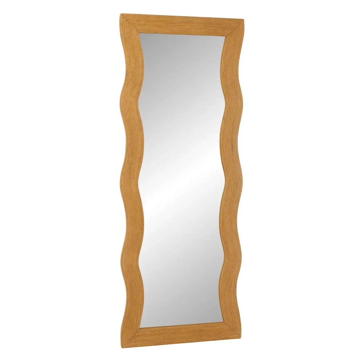 Paris Prix Marron Miroir Mural Bambou Irrégulier