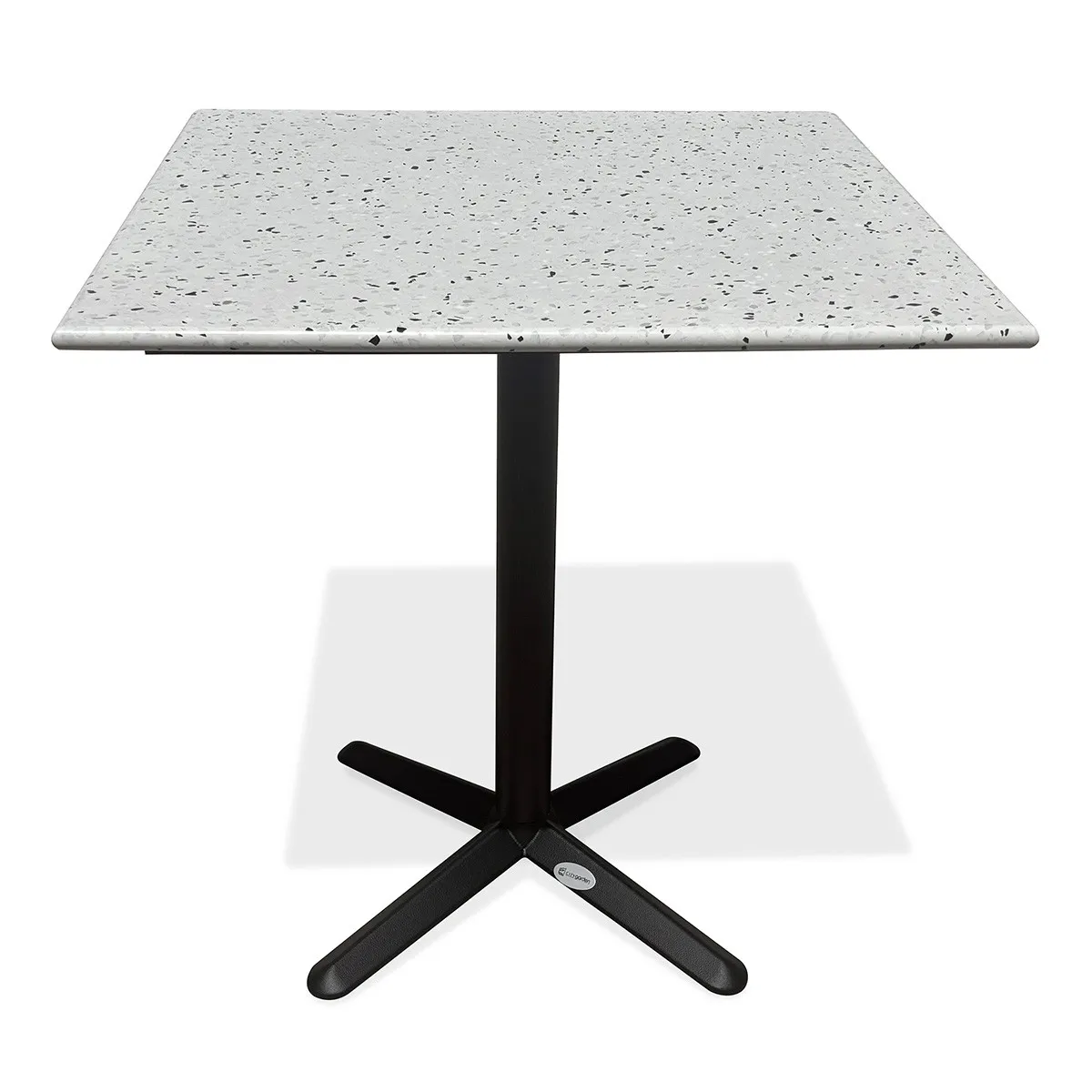 Table de Jardin Carrée en Terrazzo Bistro 70cm