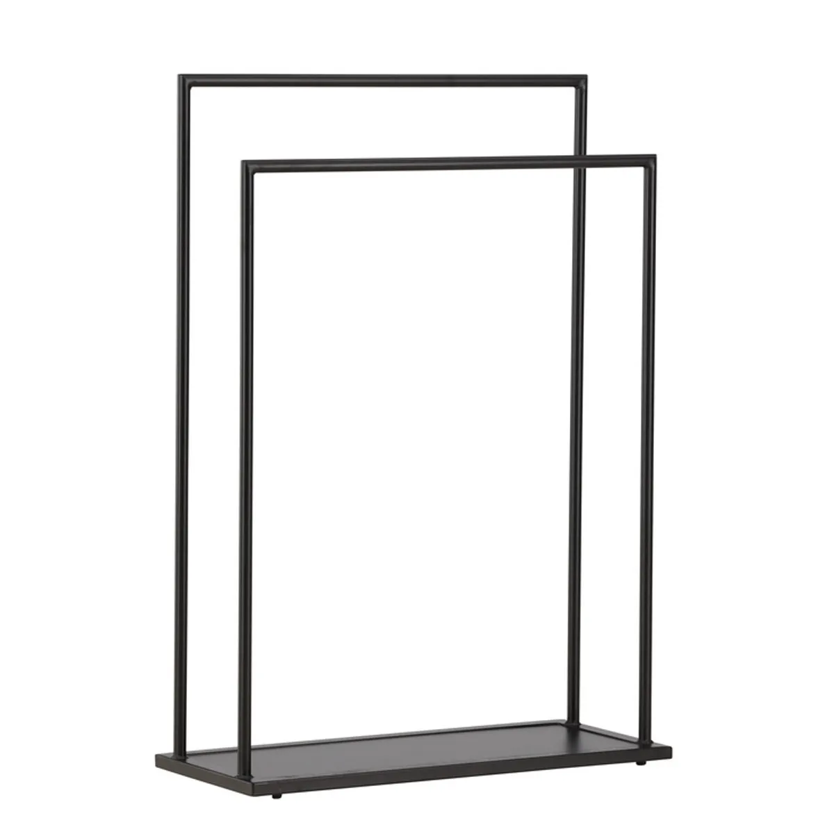 Portant &Agrave; V&ecirc;tements Double ""alva"" 100cm Noir