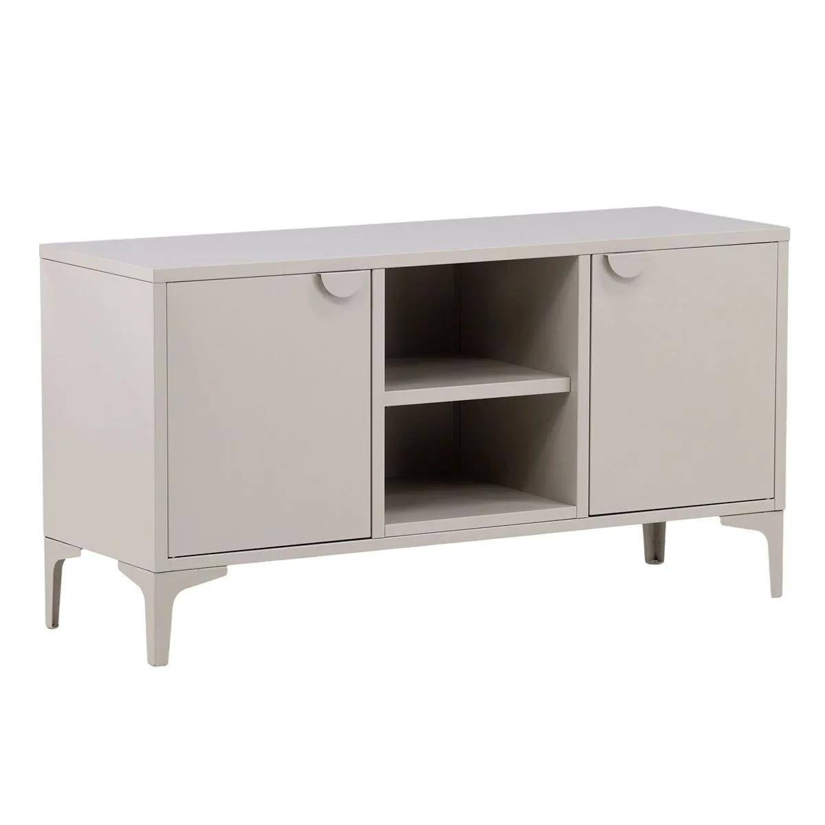 PARIS PRIX Meuble TV 2 Portes ""Piring"" 120cm Beige