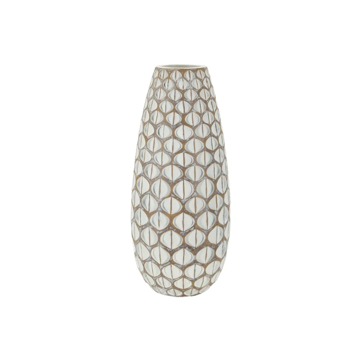 Mauro Ferretti Blanc Vase Resina Tibet - Image 3