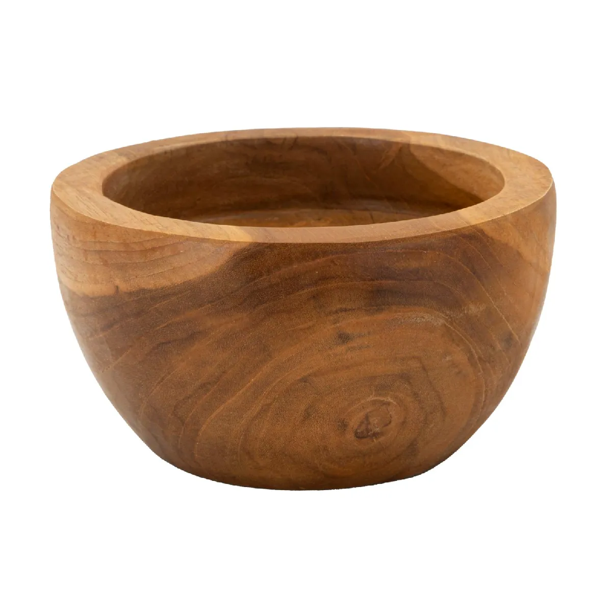 GENERIQUE - Vide-Poche Erusi - Teck - 15cm - Marron - Image 2
