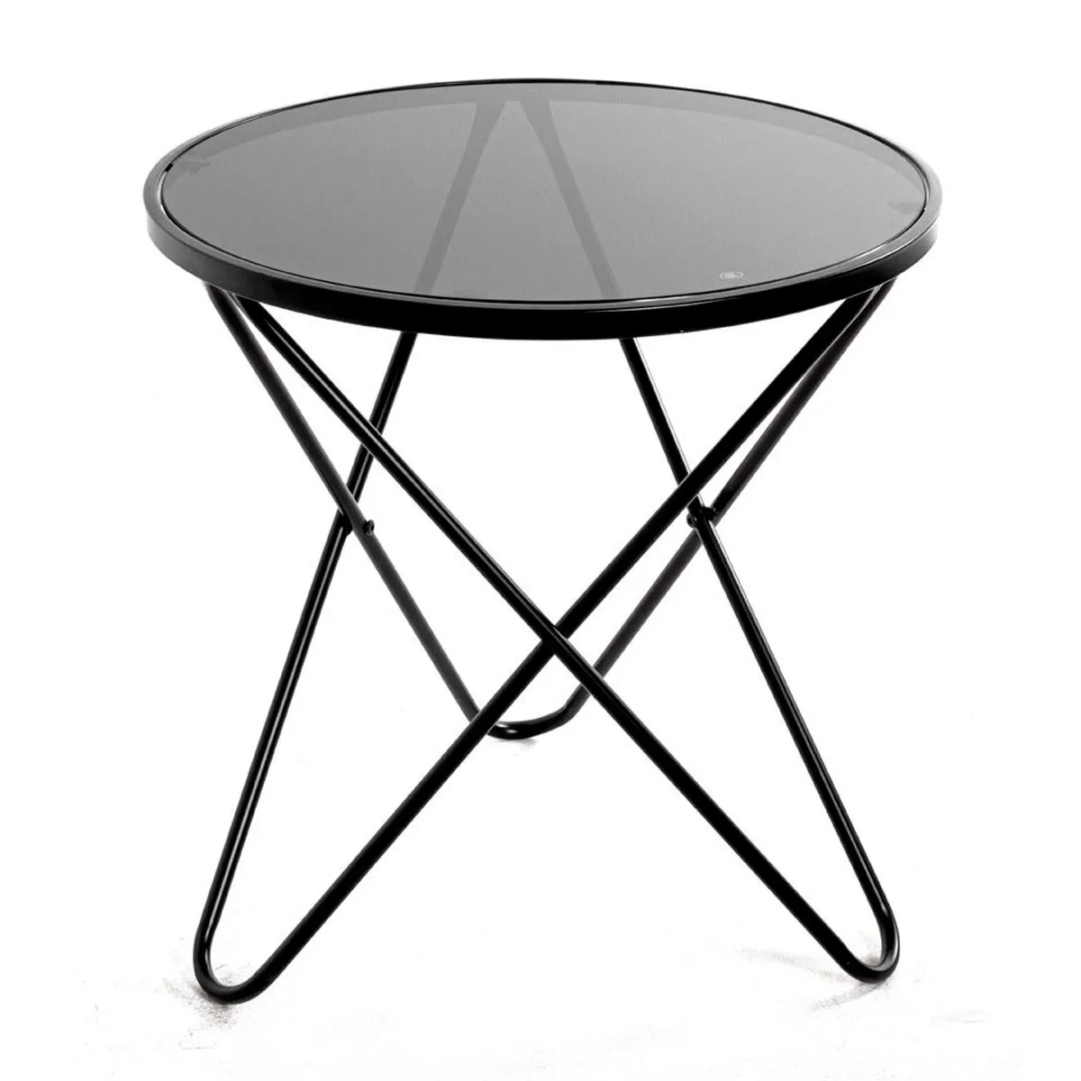 Paris Prix Noir Table Basse En Verre Théo 56Cm