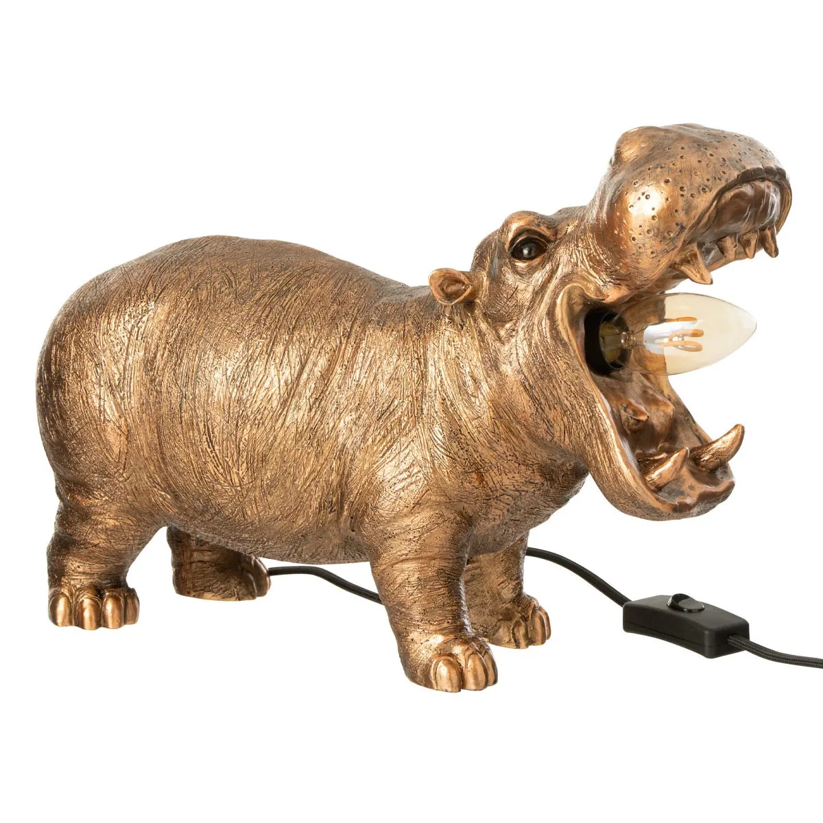 Paris prix Lampe à poser hippopotame - Cuivre