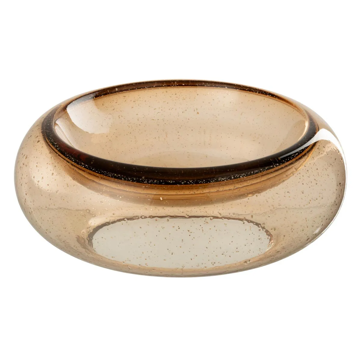 GENERIQUE - Coupelle Déco Carol - Verre - 33cm - Marron - Image 2