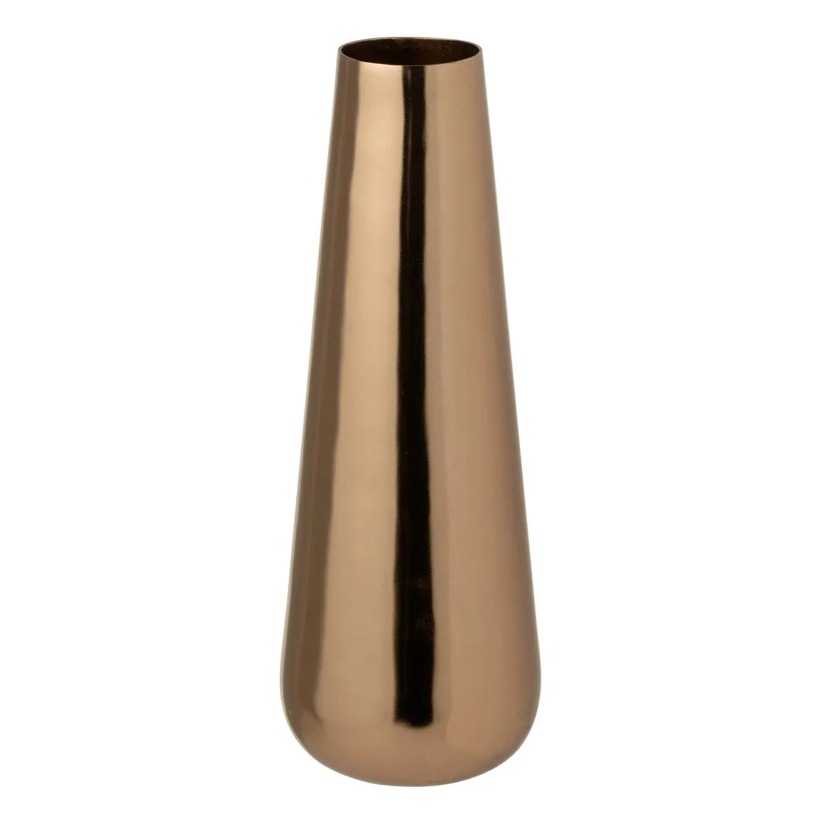 PARIS PRIX  Vase design m&eacute;tal Moses - Rose dor&eacute;