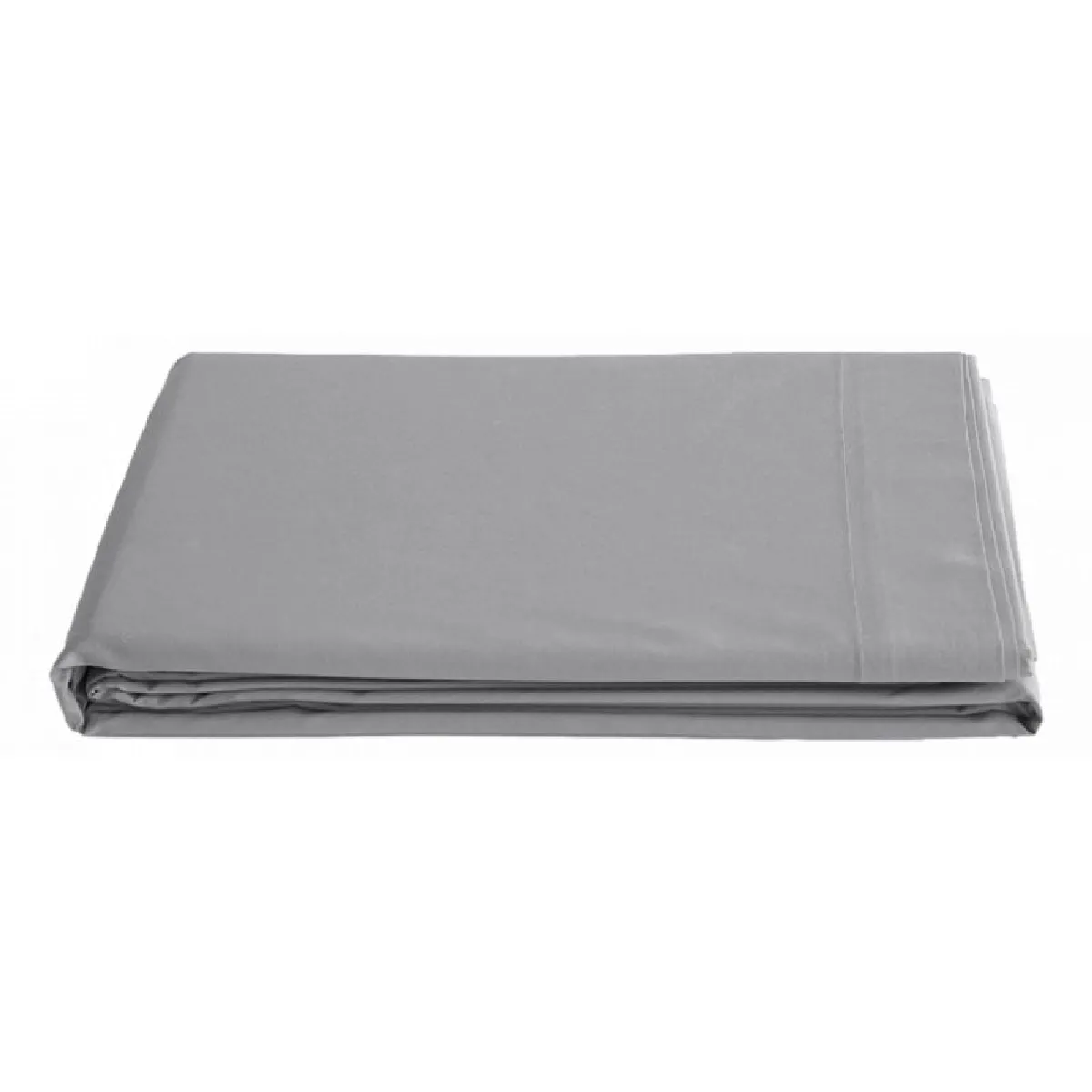 VENT DU SUD Drap plat percale pur coton peign&eacute; longues fibres 80 fils/cm&sup2; 