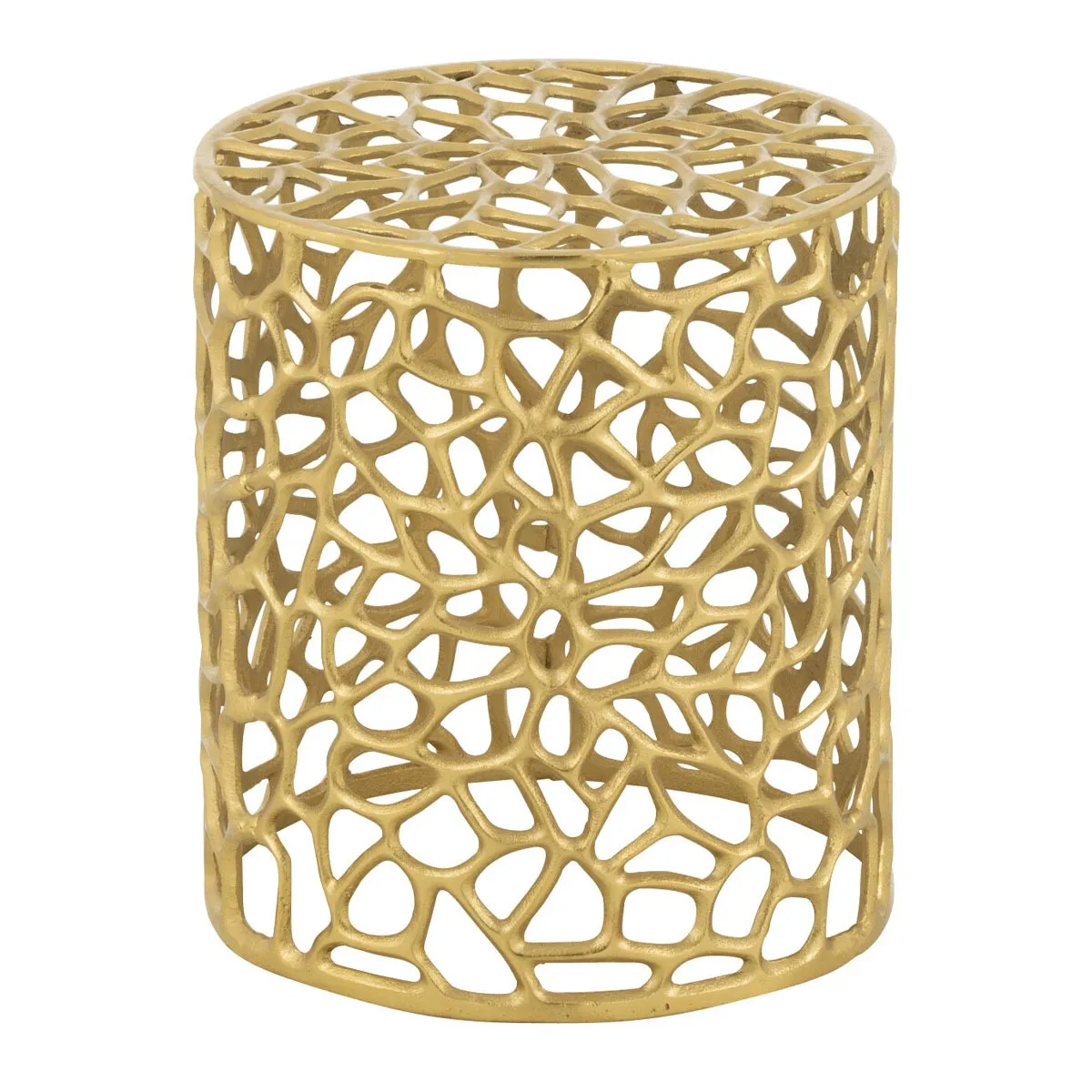 Tabouret en Métal Cecelia 38cm Doré