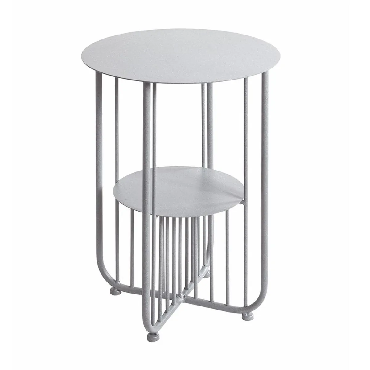 Paris Prix Gris Table D'appoint Design Violetta 49Cm