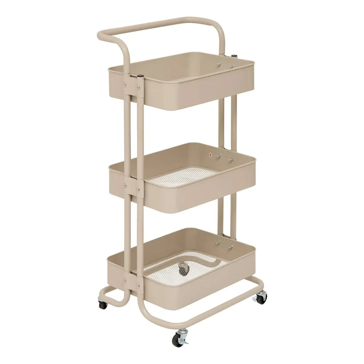 Desserte de Cuisine 3 Niveaux Color Edition 86cm Beige