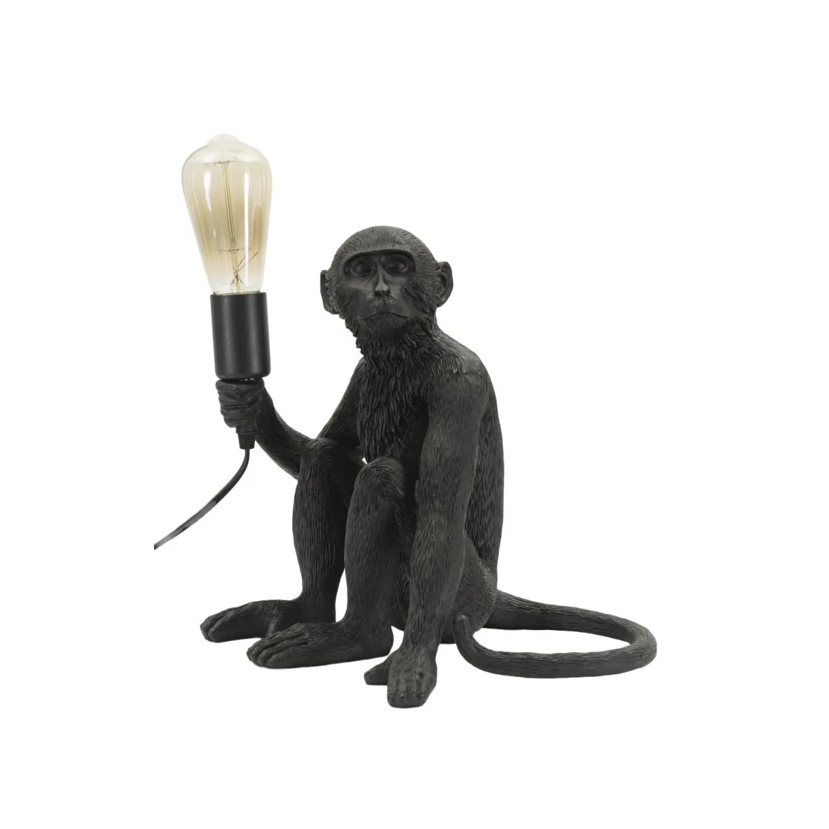 Mauro Ferretti Noir Paris Prix Lampe À Poser Singe