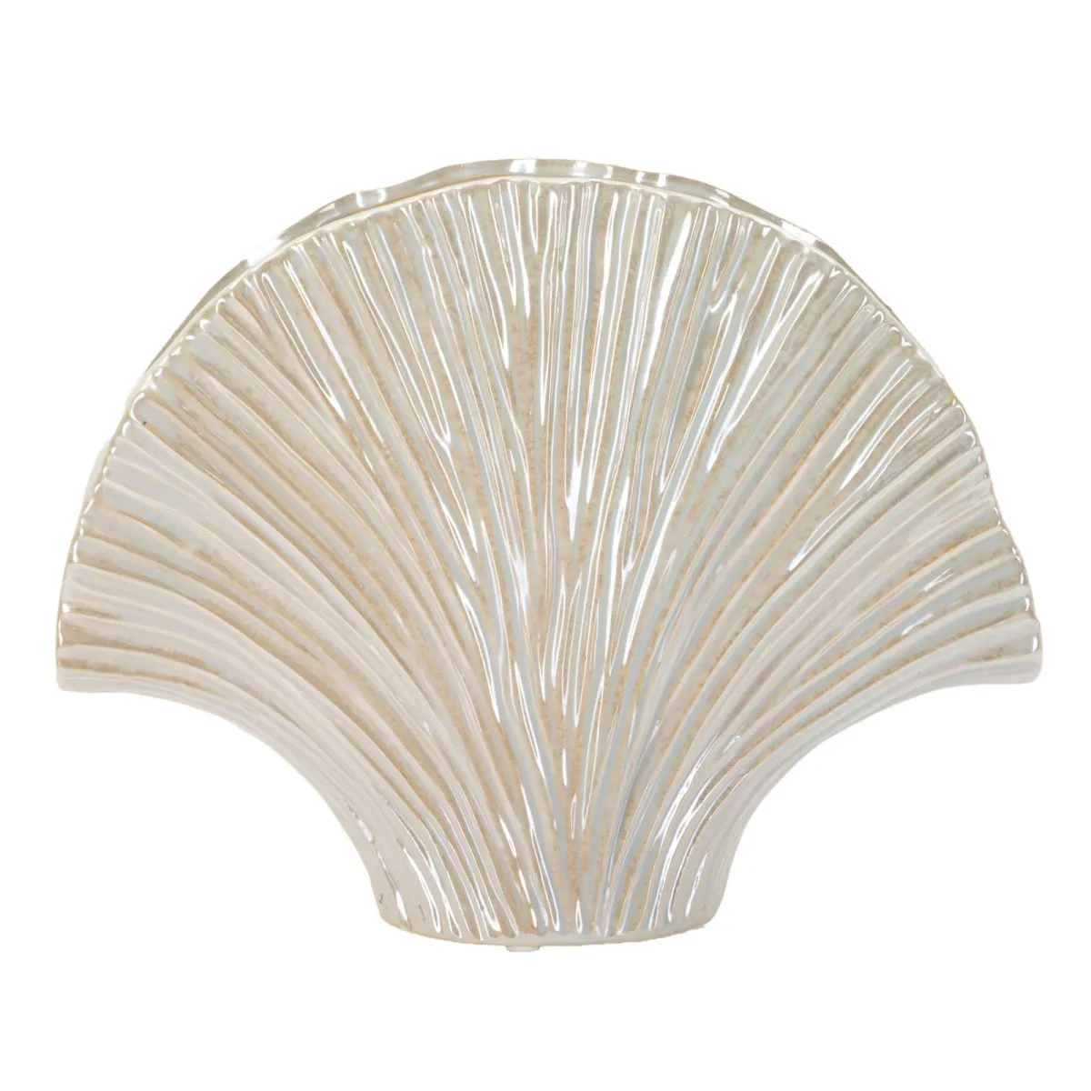 Generique Blanc Vase En Céramique "Perly" 35Cm - Image 3
