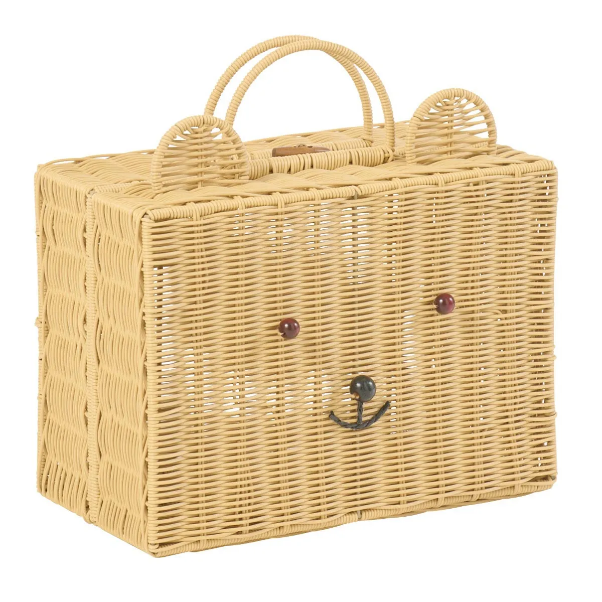 Valise Déco Enfant Ours Napoleon 35cm Naturel