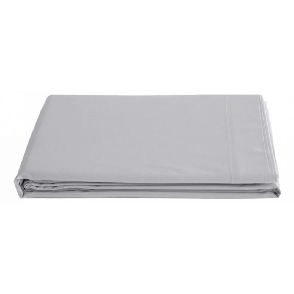 VENT DU SUD Drap plat percale pur coton peign&eacute; longues fibres 80 fils/cm&sup2; 