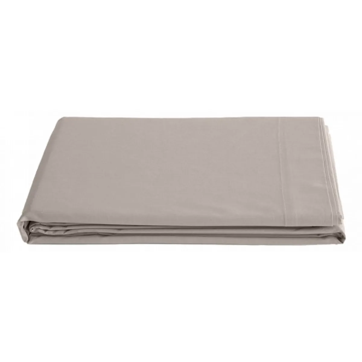VENT DU SUD Drap plat percale pur coton peign&eacute; longues fibres 80 fils/cm&sup2; 