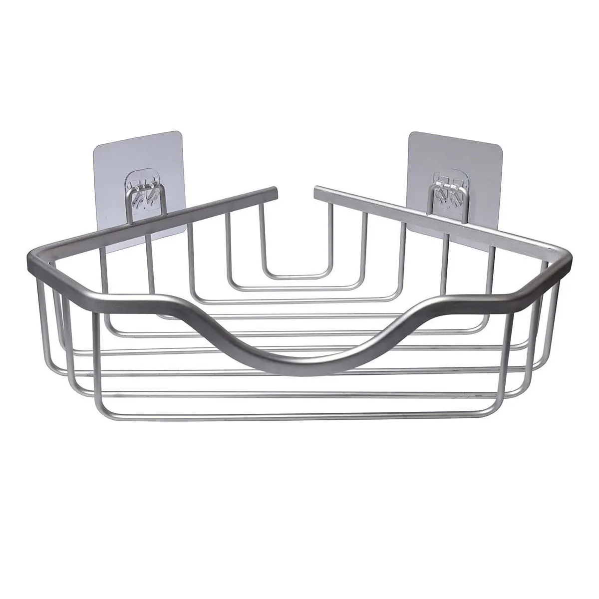 Generique Panier De Douche Angle Adhésif Filaire 30Cm Chrome - Image 2
