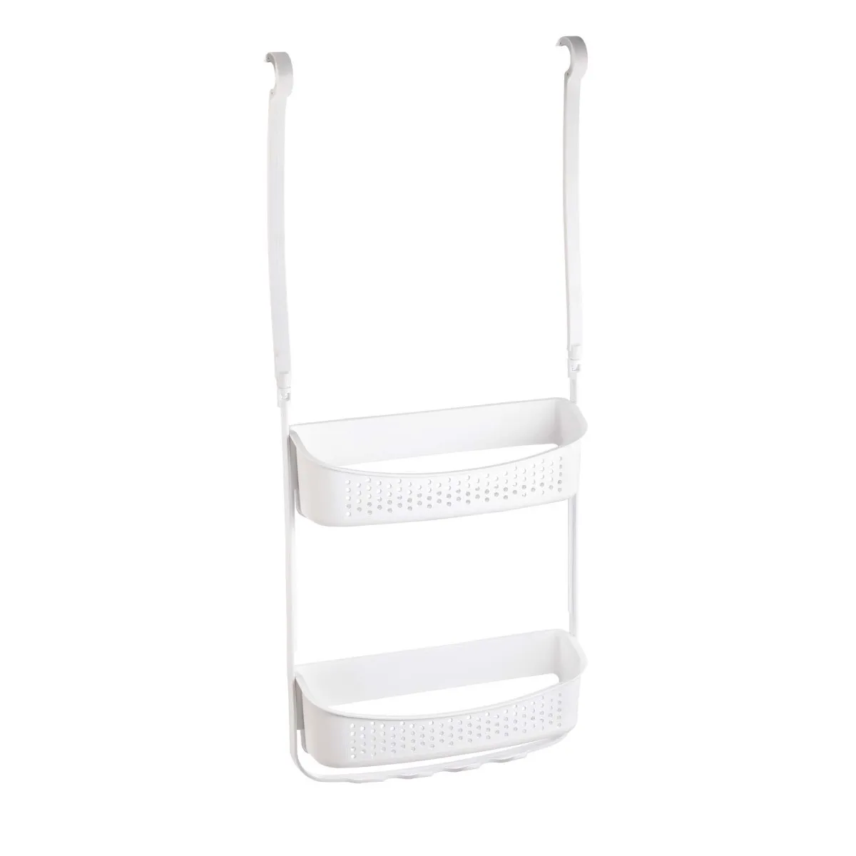 Douceur D'interieur Blanc Serviteur De Douche 2 Paniers Vesper 69Cm
