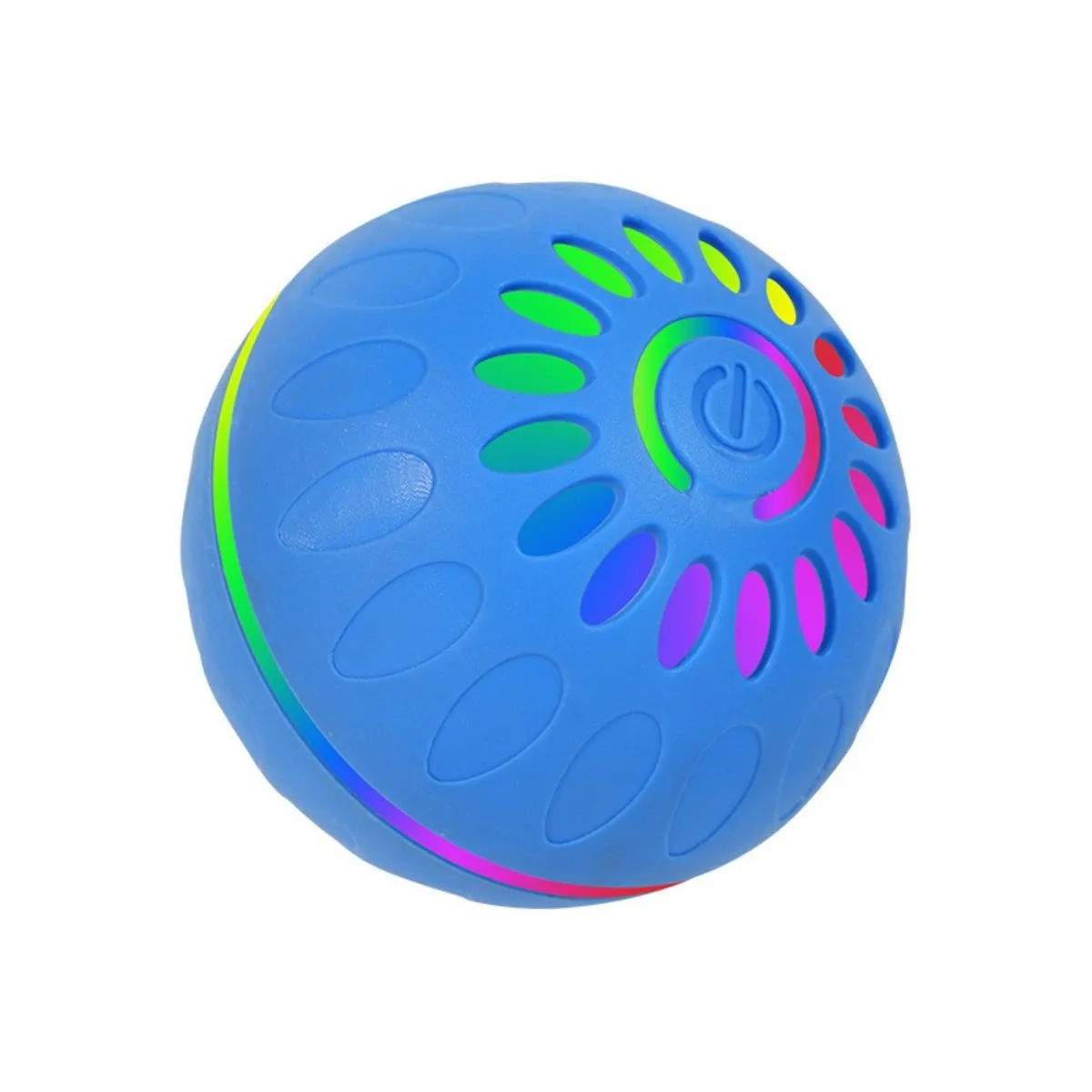 Balle LED Interactive pour Animaux - Auto-Mobile & Rechargeable pour Chiens et Chats Blue