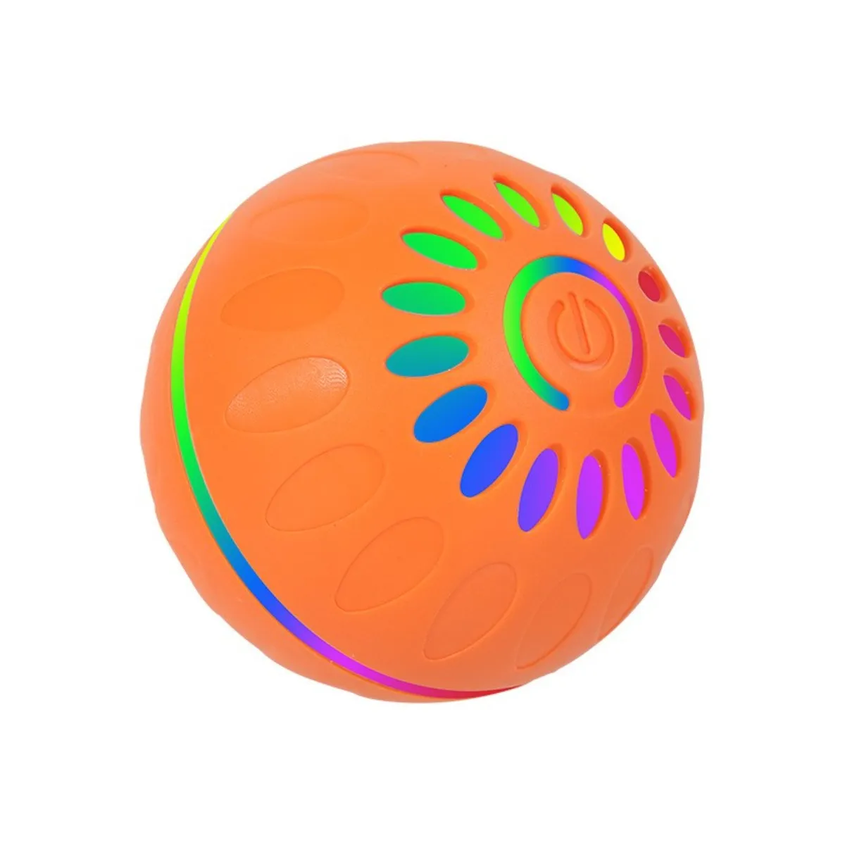 Balle LED Interactive pour Animaux - Auto-Mobile & Rechargeable pour Chiens et Chats Orang