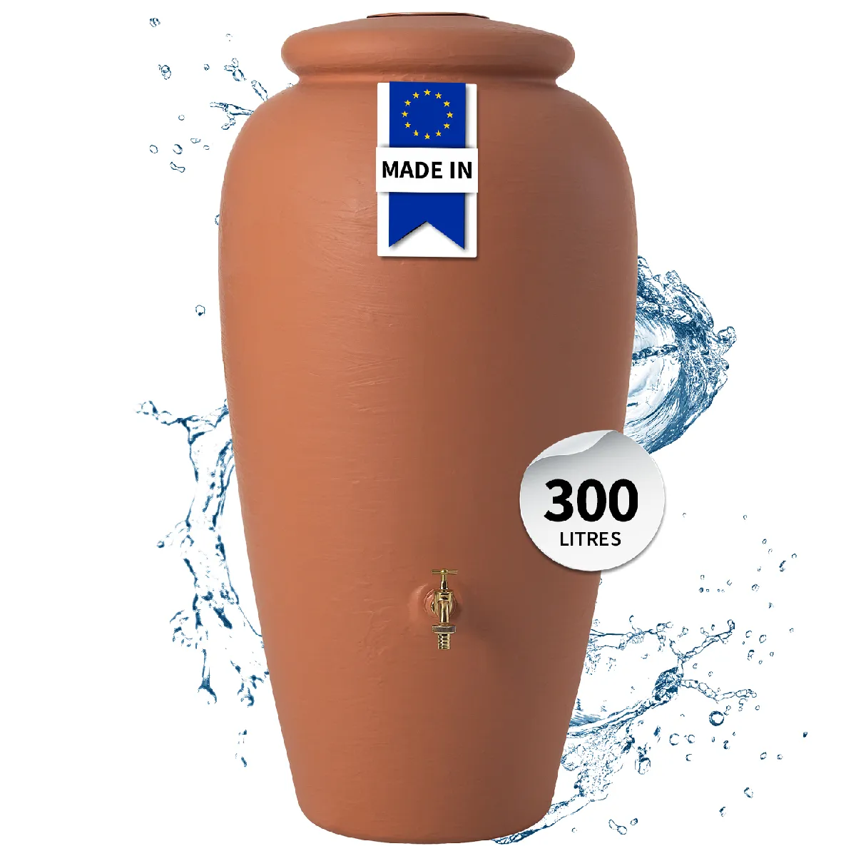 GARANTIA  R&eacute;servoir Amphore 300 L terracotta