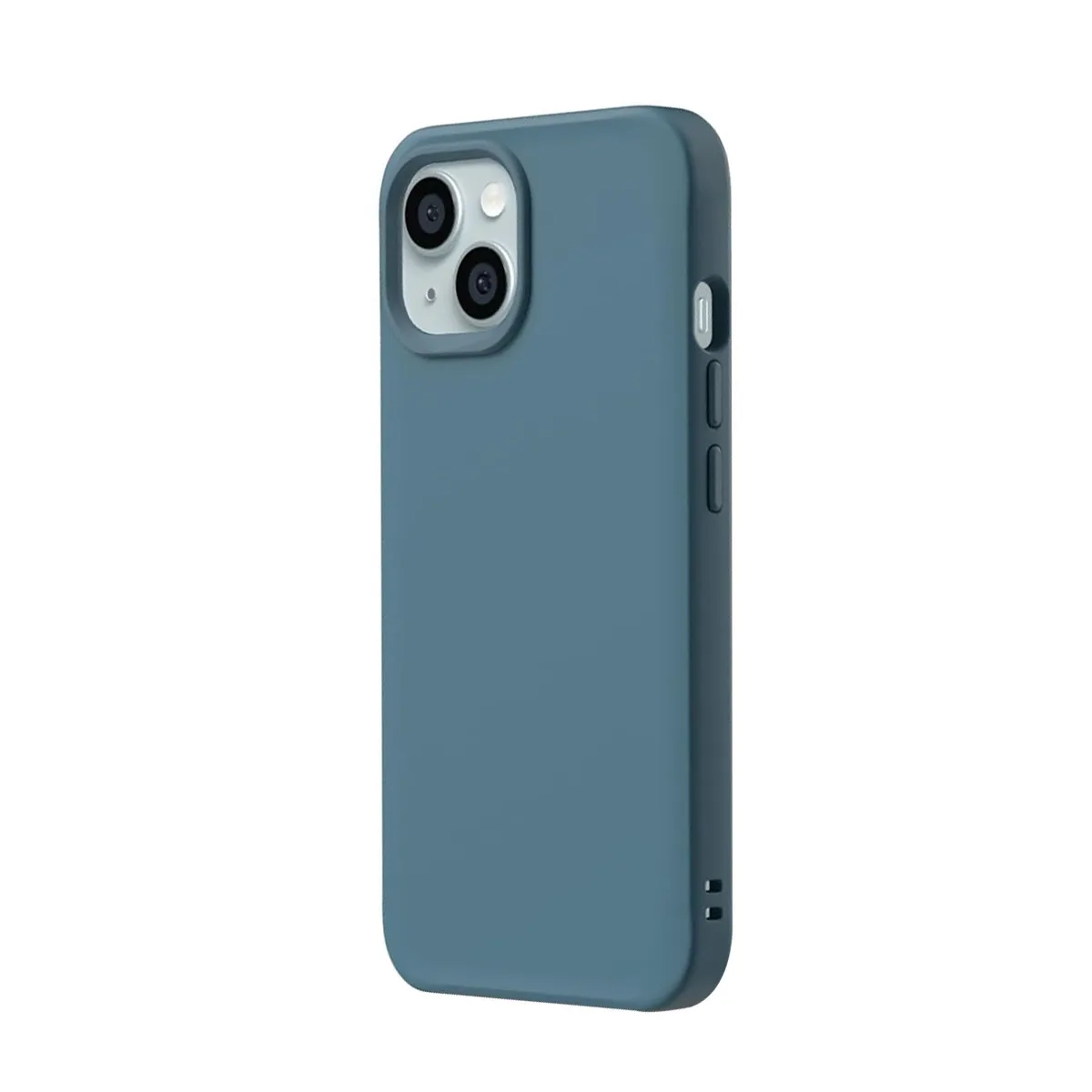 Rhinoshield Bleu Coque Pour Iphone 15 Plus Modèle Solidx Compatible Recharge Sans Fil