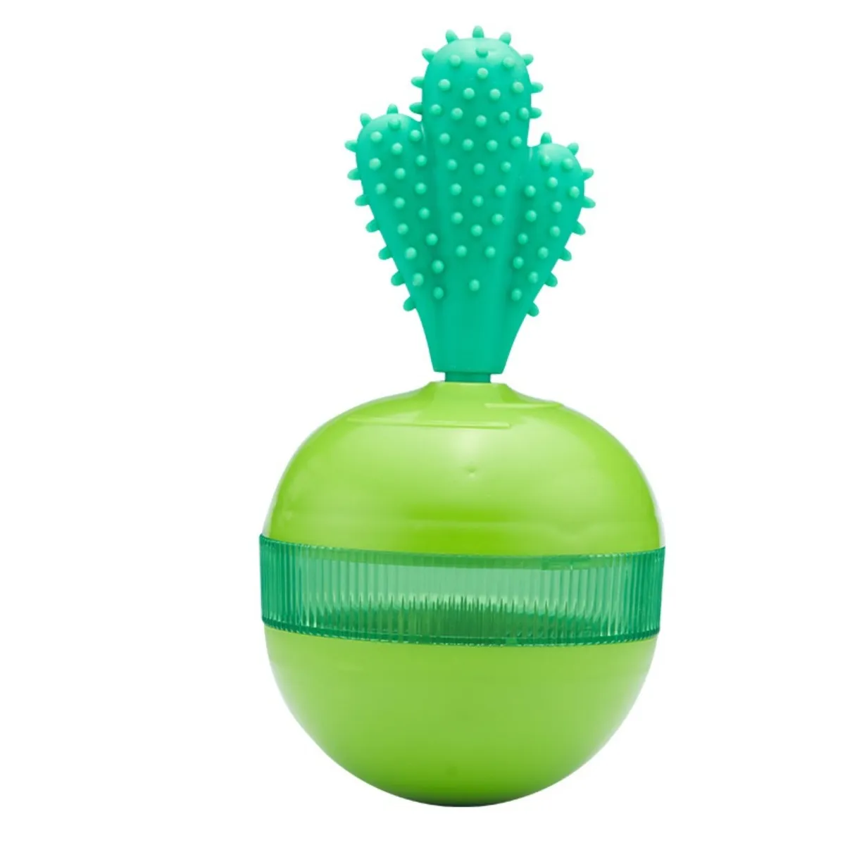 Balle Distributrice de Friandises 2-en-1 et Jouet de Dentition pour Chiens et Chats Green